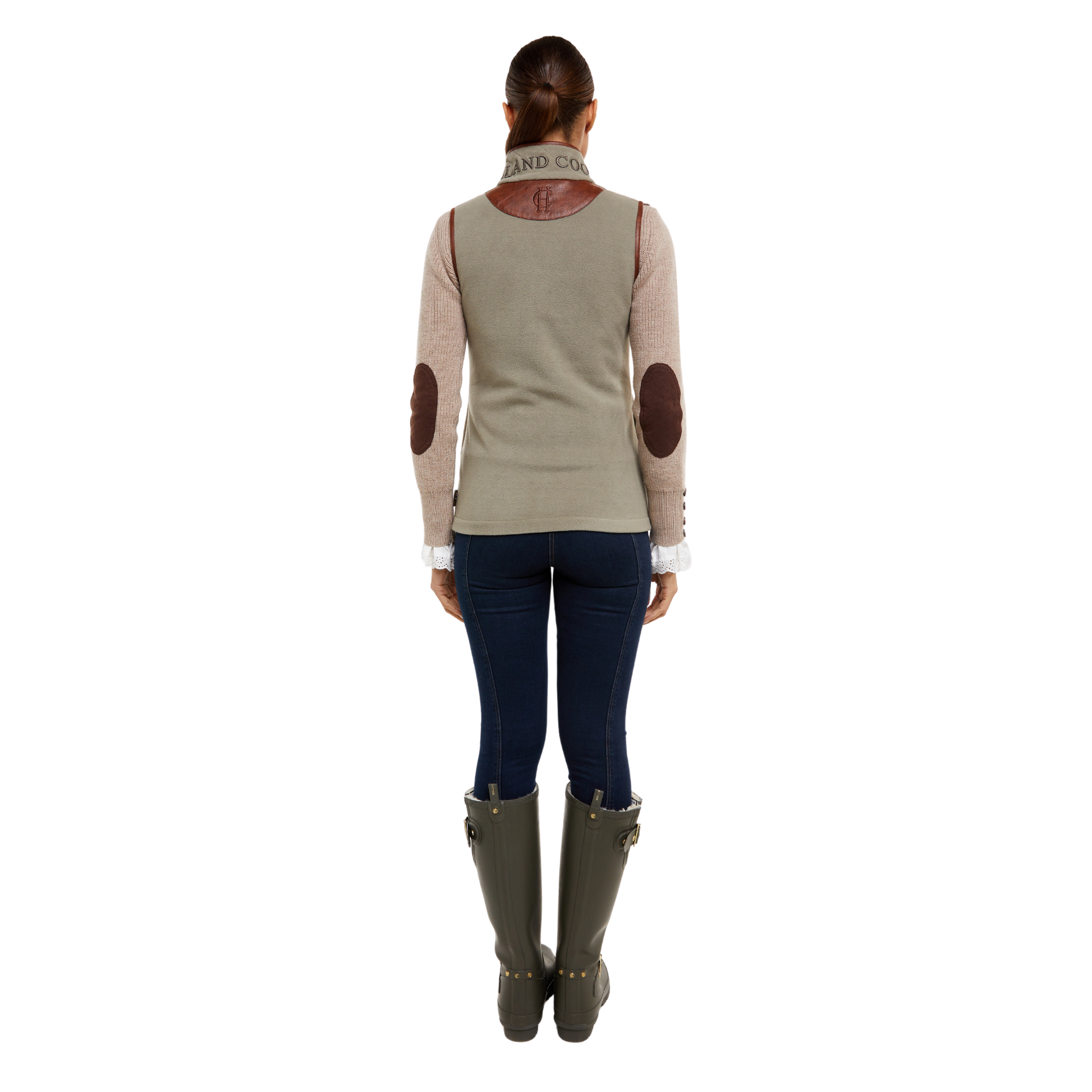 Country Fleece Gilet Sage