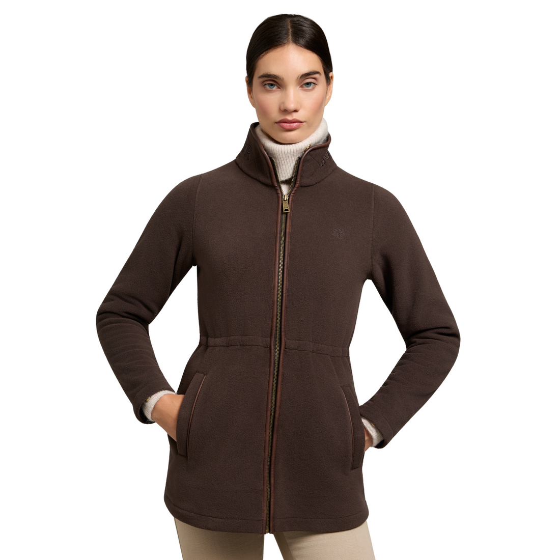 Country Longline Fleece Chocolate