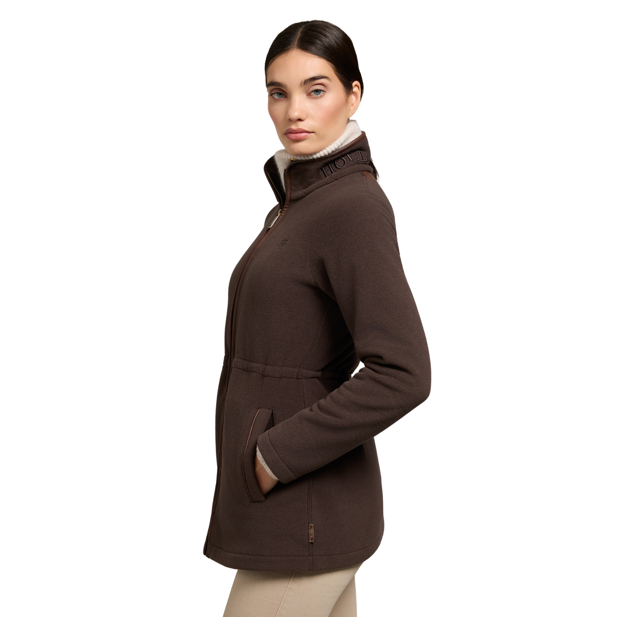 Country Longline Fleece Chocolate