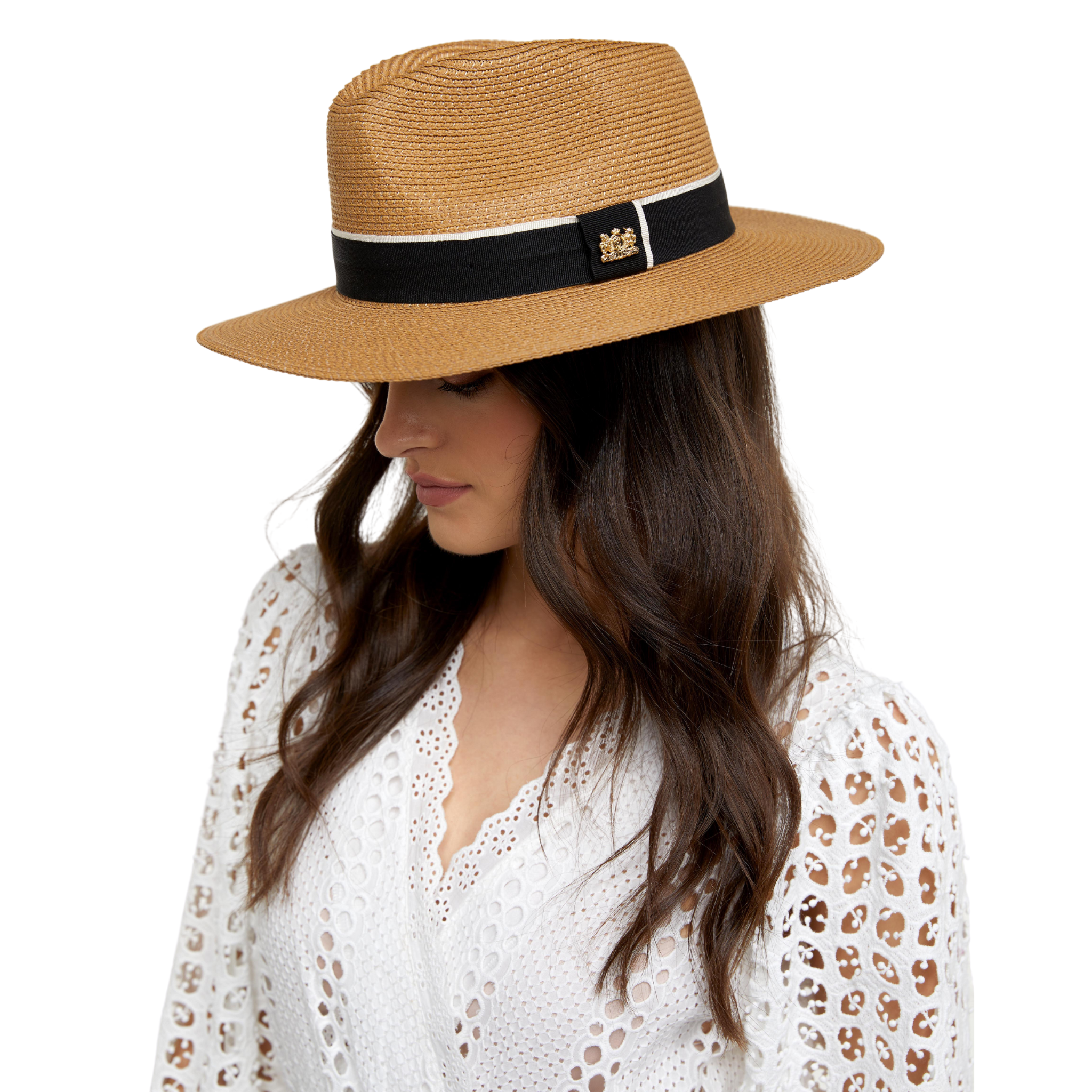 Francesca Hat Camel Black