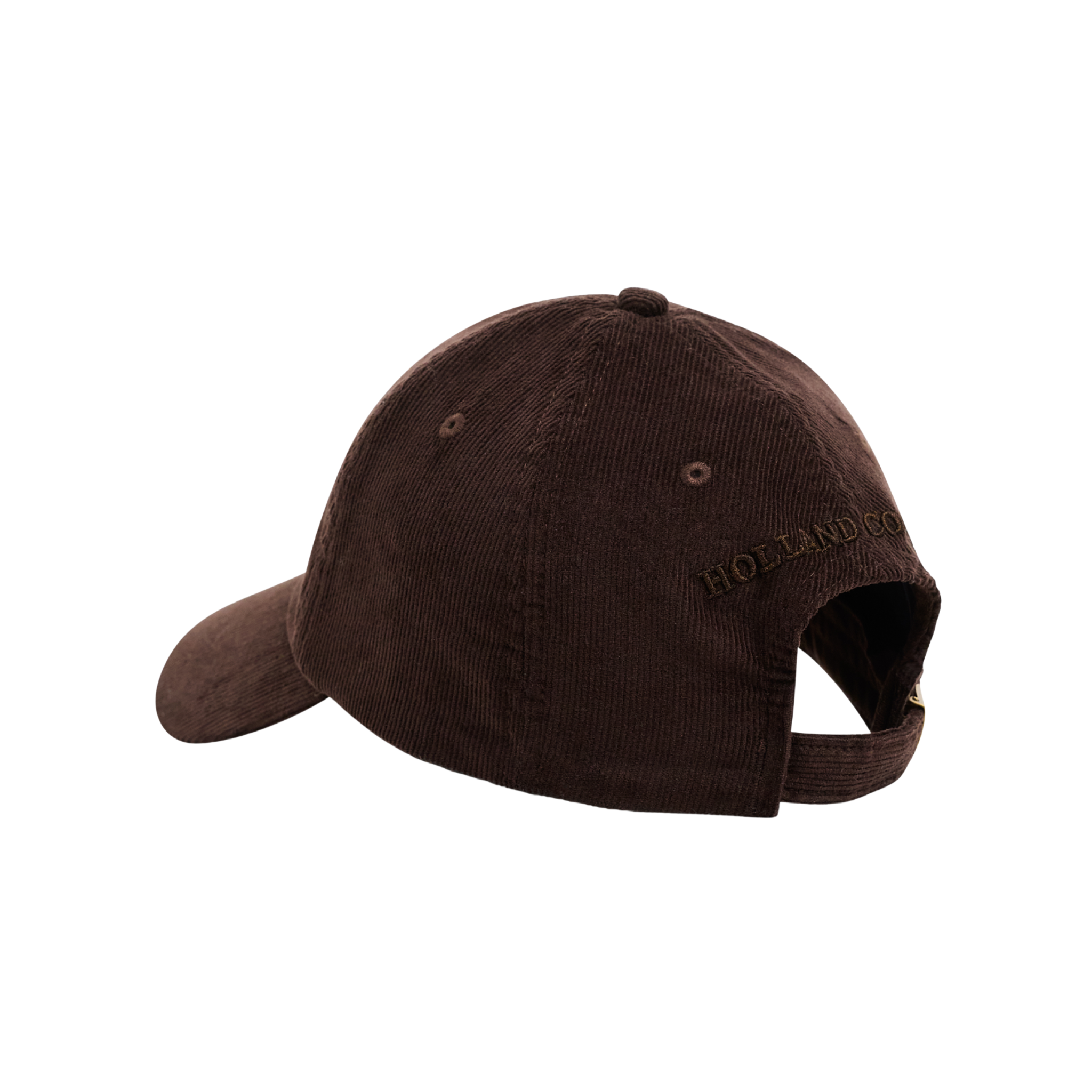 Corduroy Heraldic Cap Chocolate