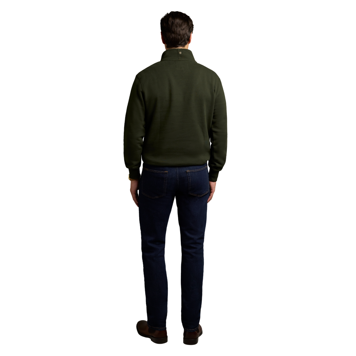 Classic Quarter Zip Sweat Racing Green