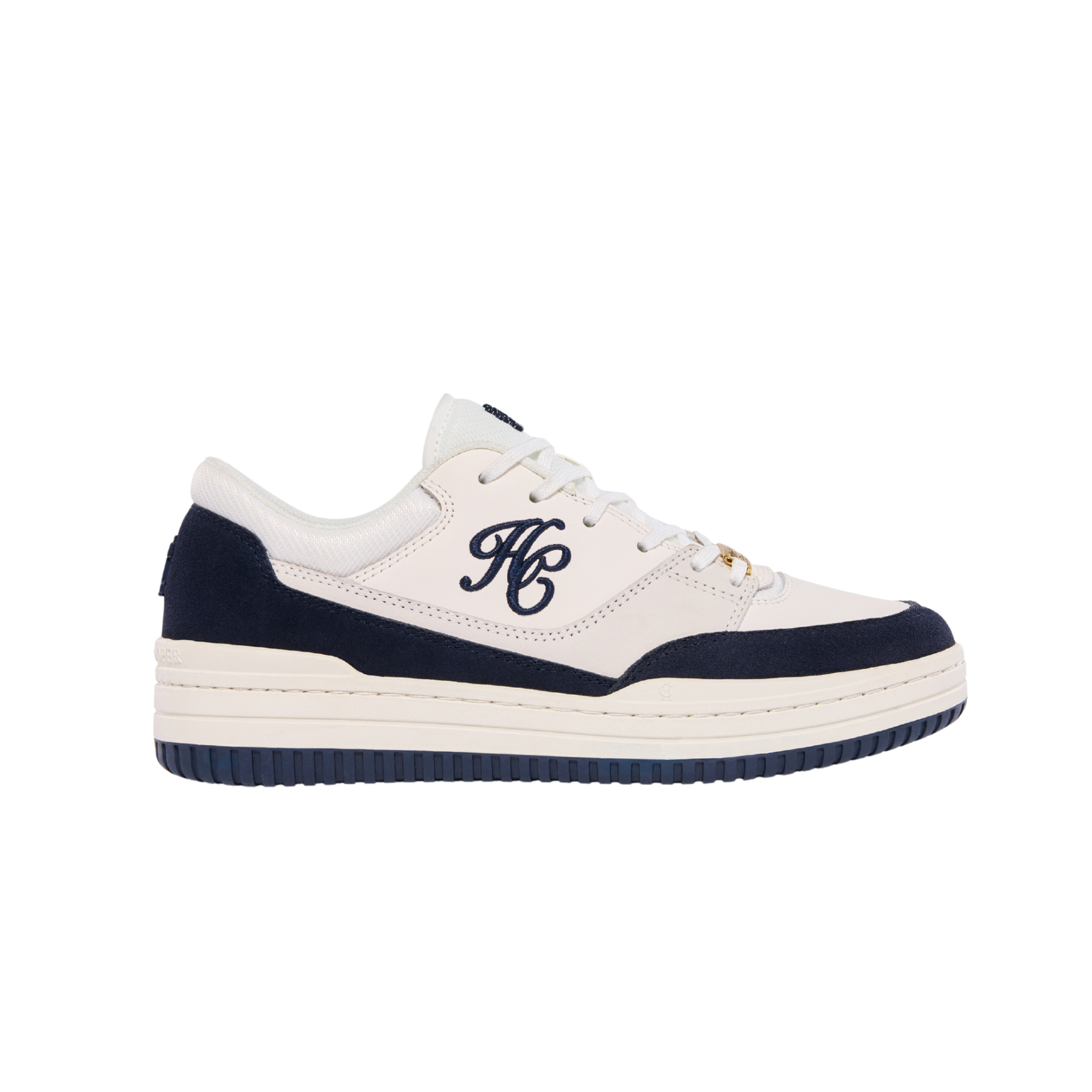 Retro Trainer White Navy