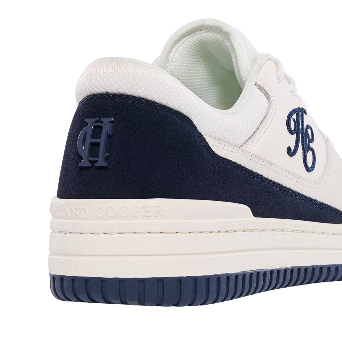 Retro Trainer White Navy