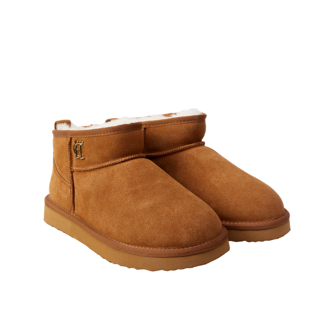 Ultra Mini Shearling Boot Tan