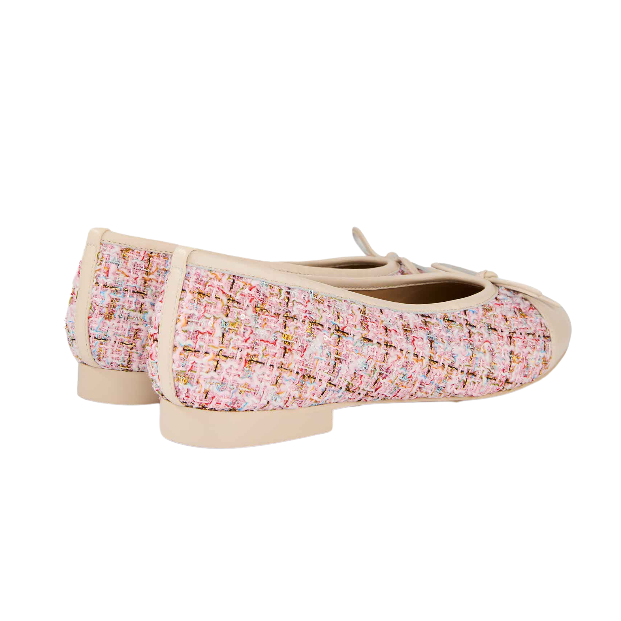 Ballet Shoe Pink Sparkle Boucle