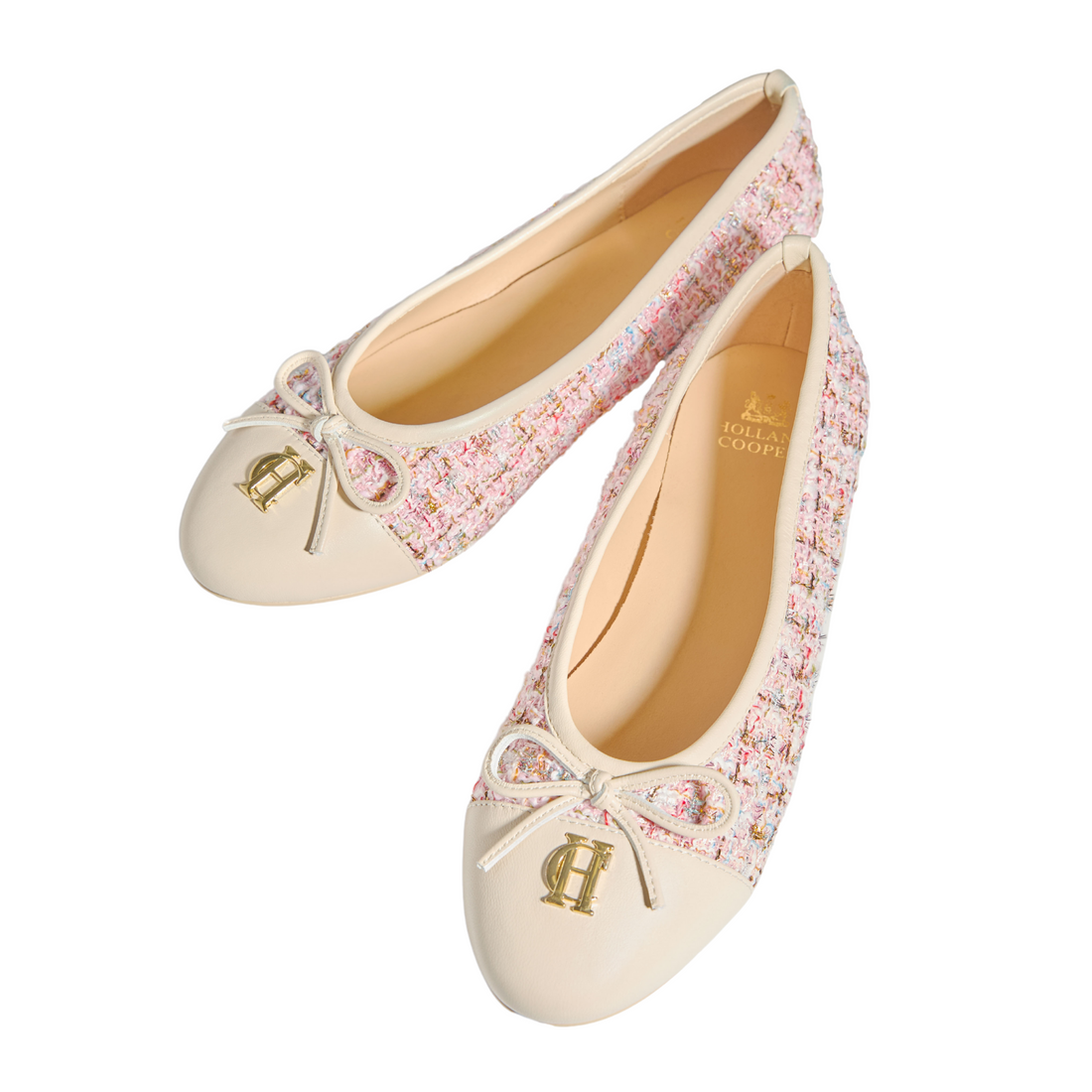 Ballet Shoe Pink Sparkle Boucle