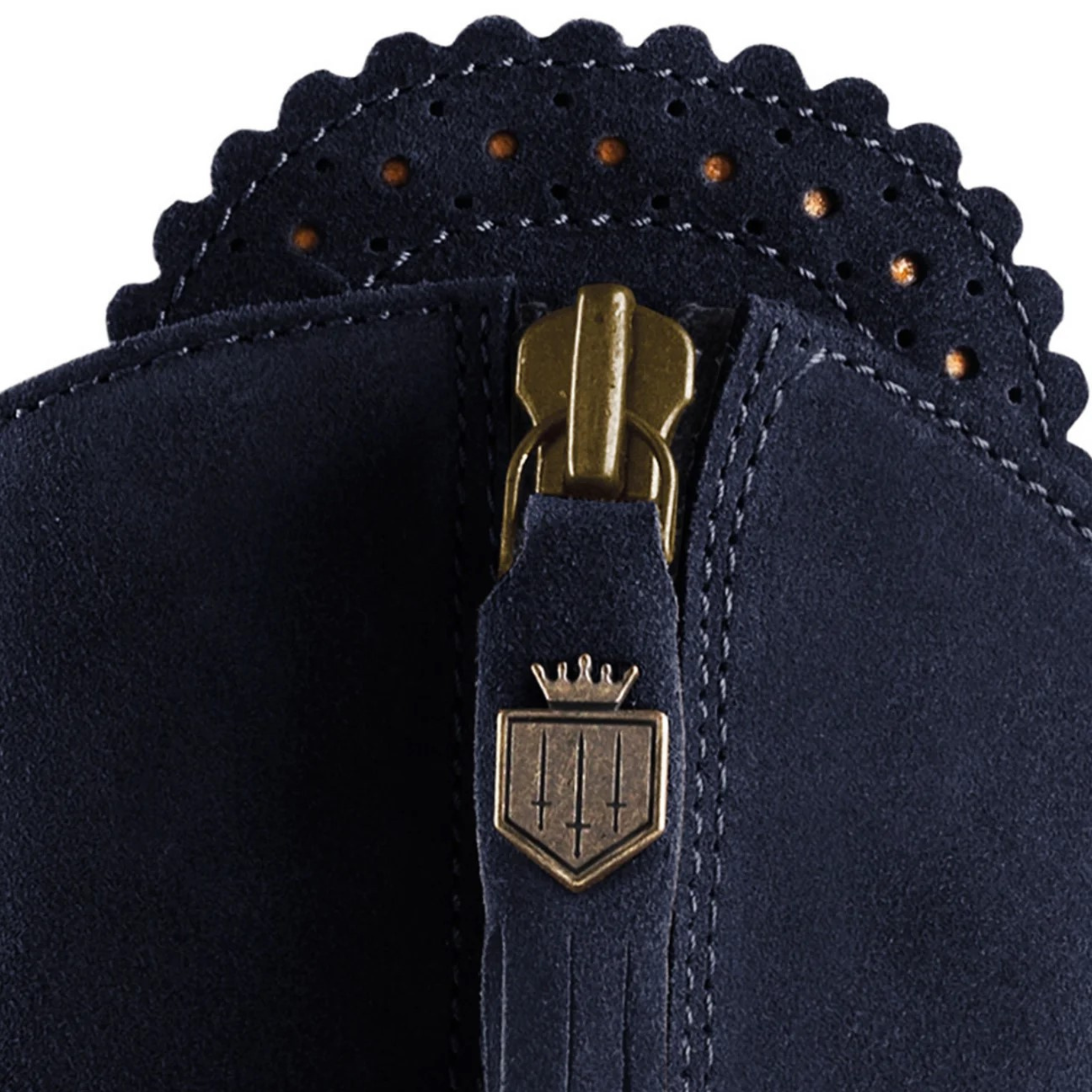 The Heeled Regina Sporting Fit Navy Suede