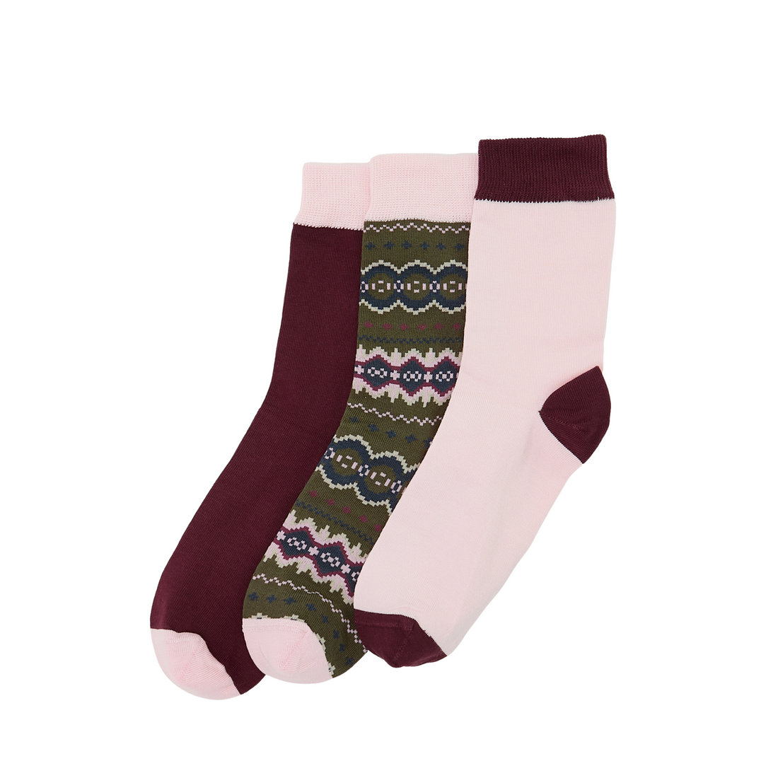 Barbour Helen Fair Isle Sock Gift Set