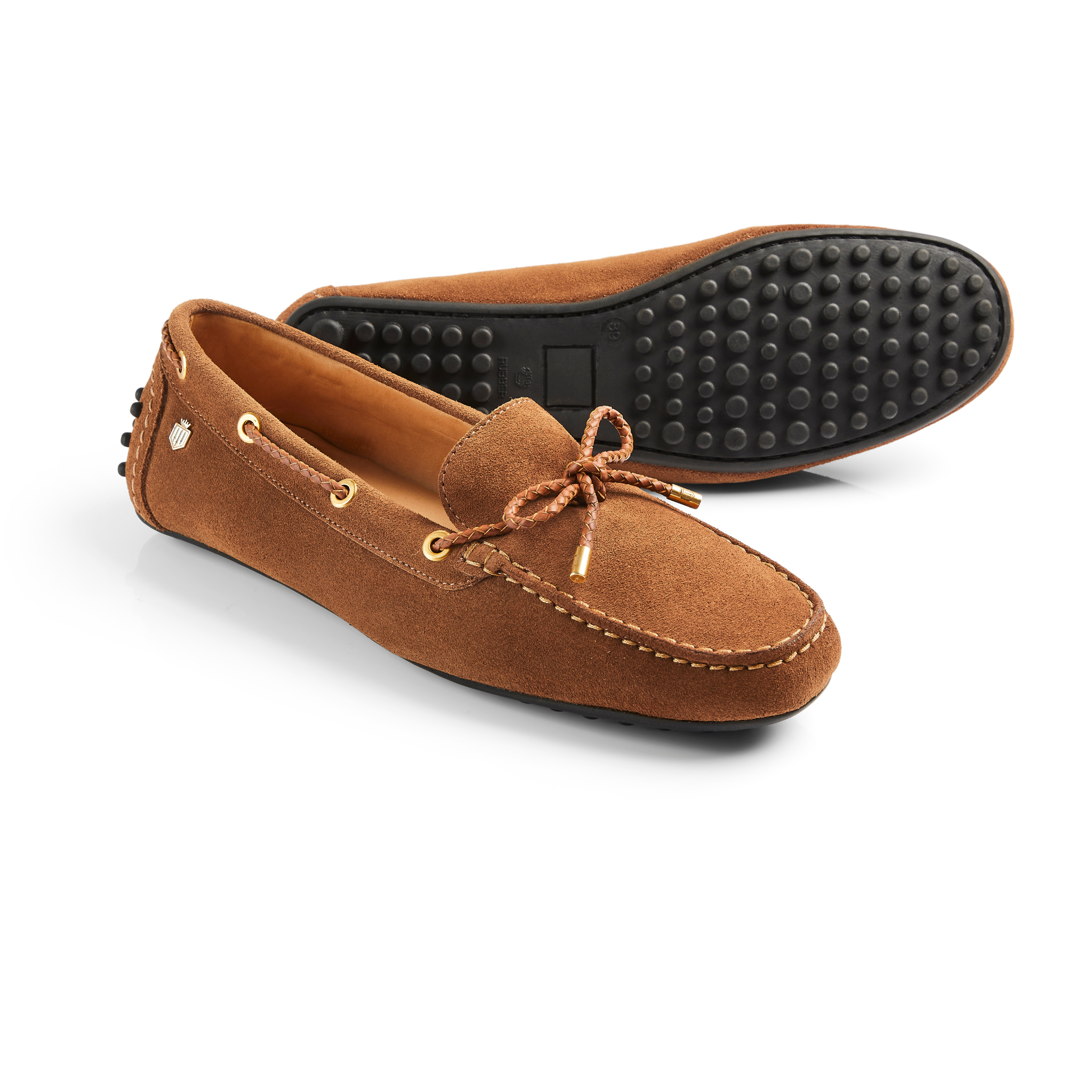Henley Driving Shoe Tan Suede