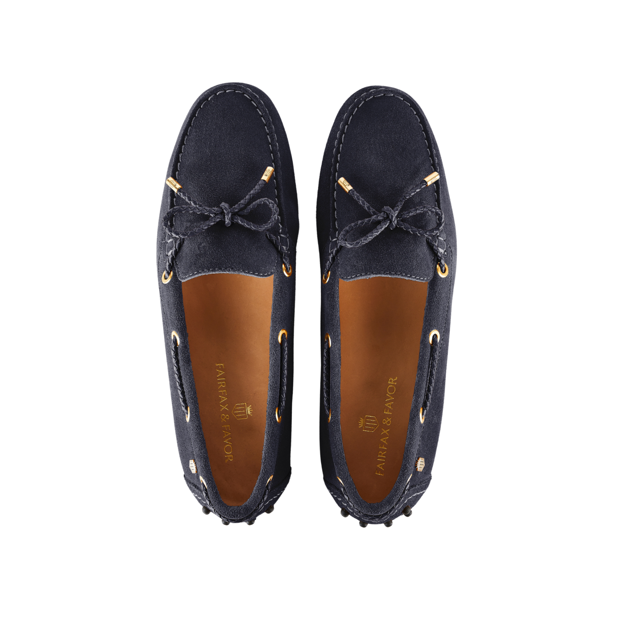 Henley Driving Shoe Navy Suede