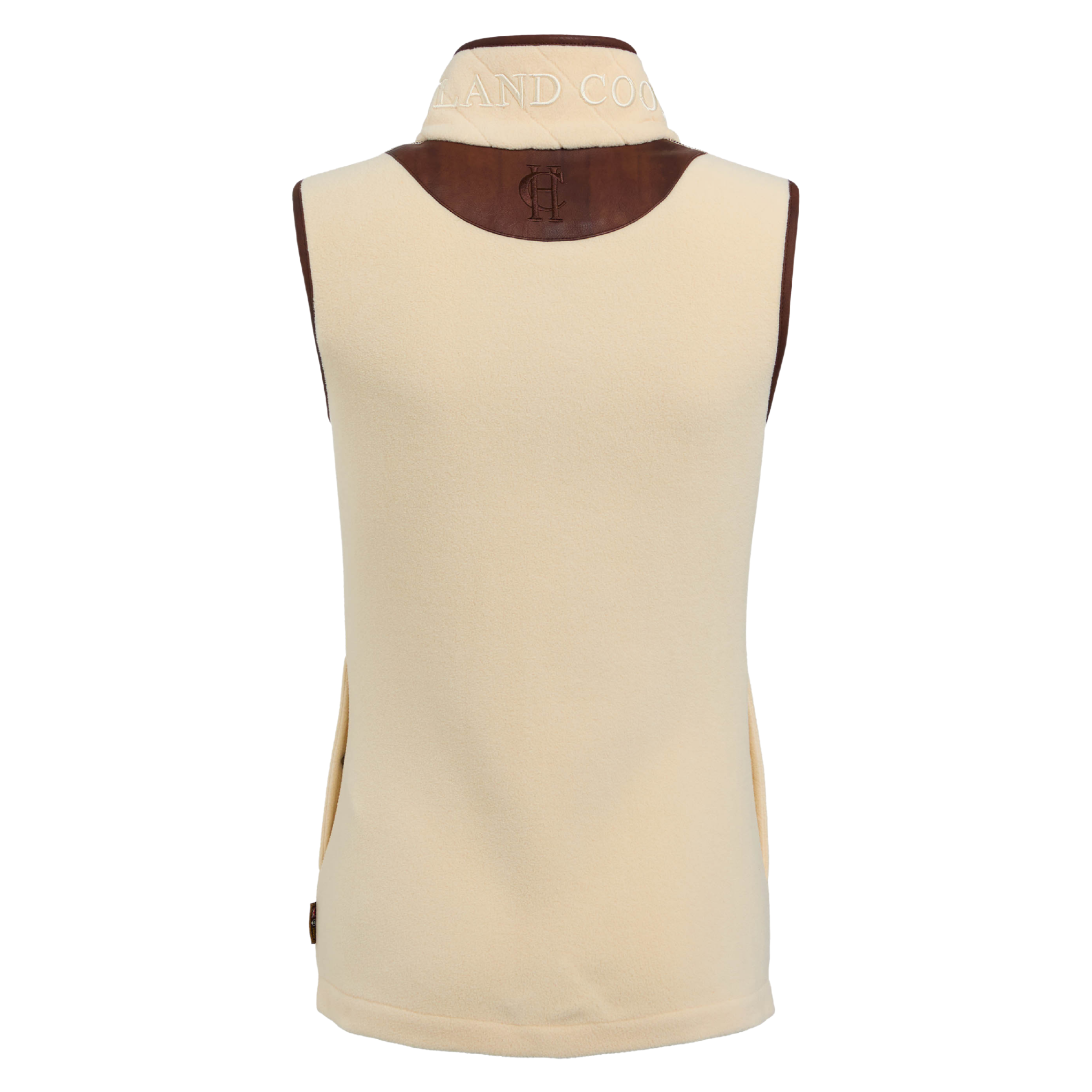 Country Fleece Gilet Cream