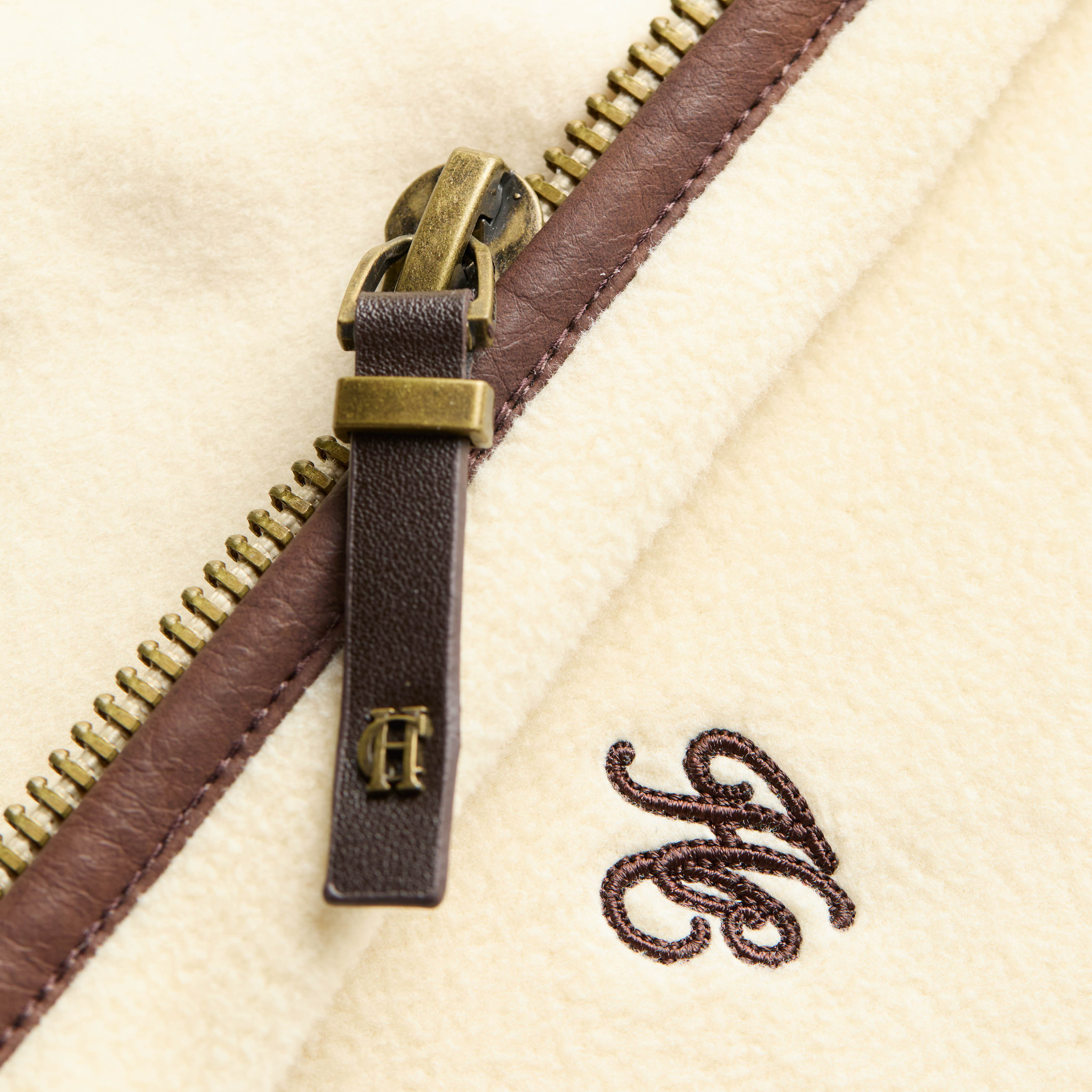 Country Fleece Gilet Cream