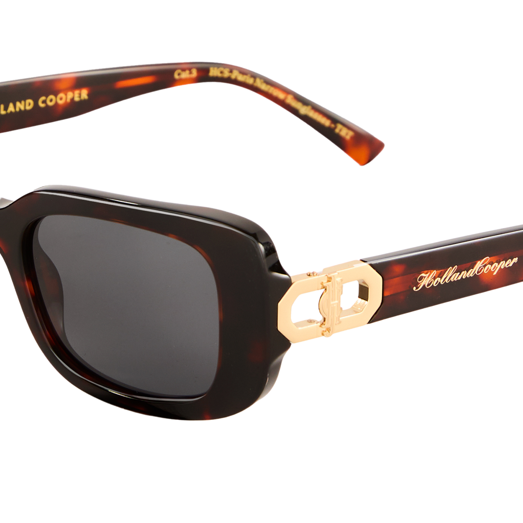 Paris Narrow Sunglasses Tortoiseshell