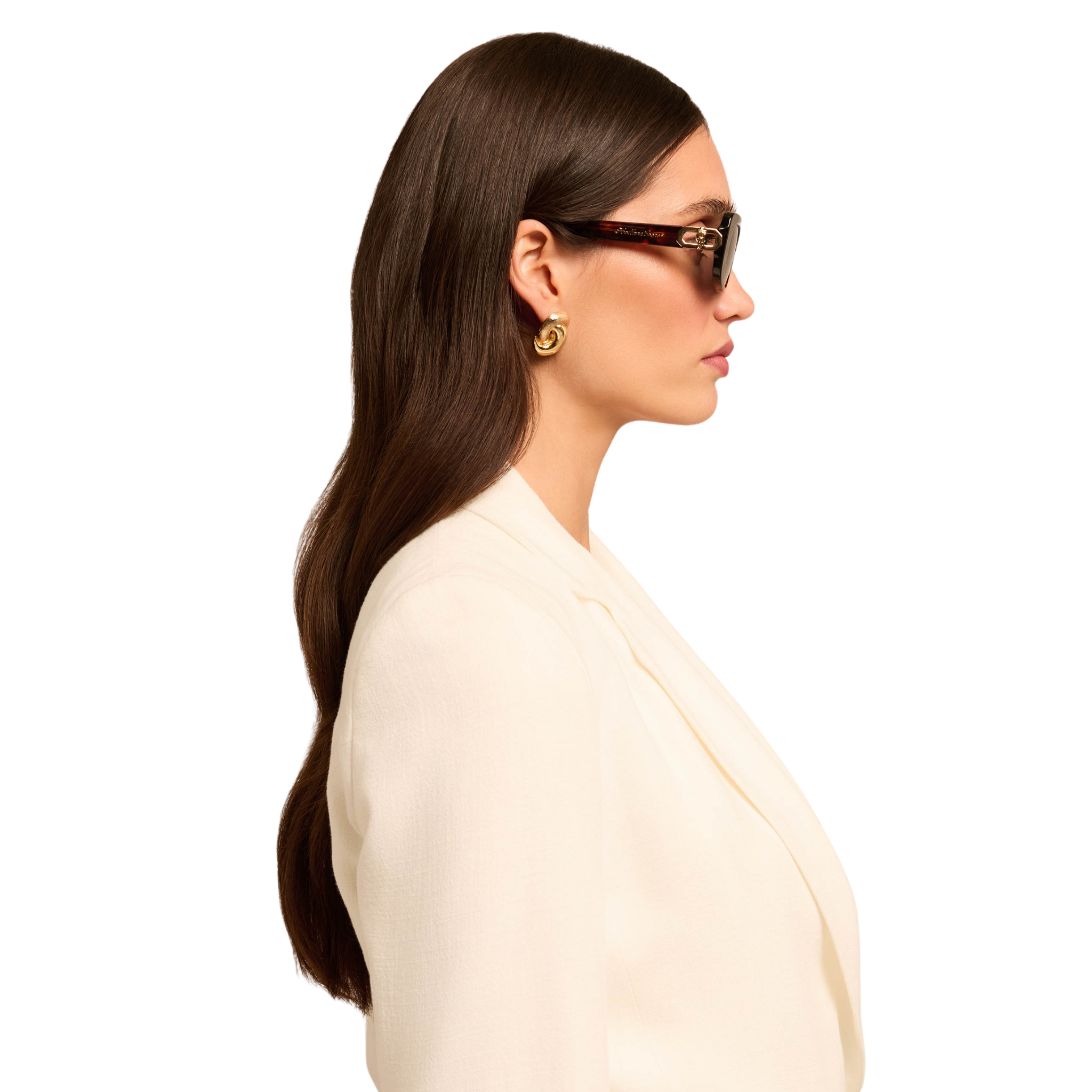 Paris Narrow Sunglasses Tortoiseshell