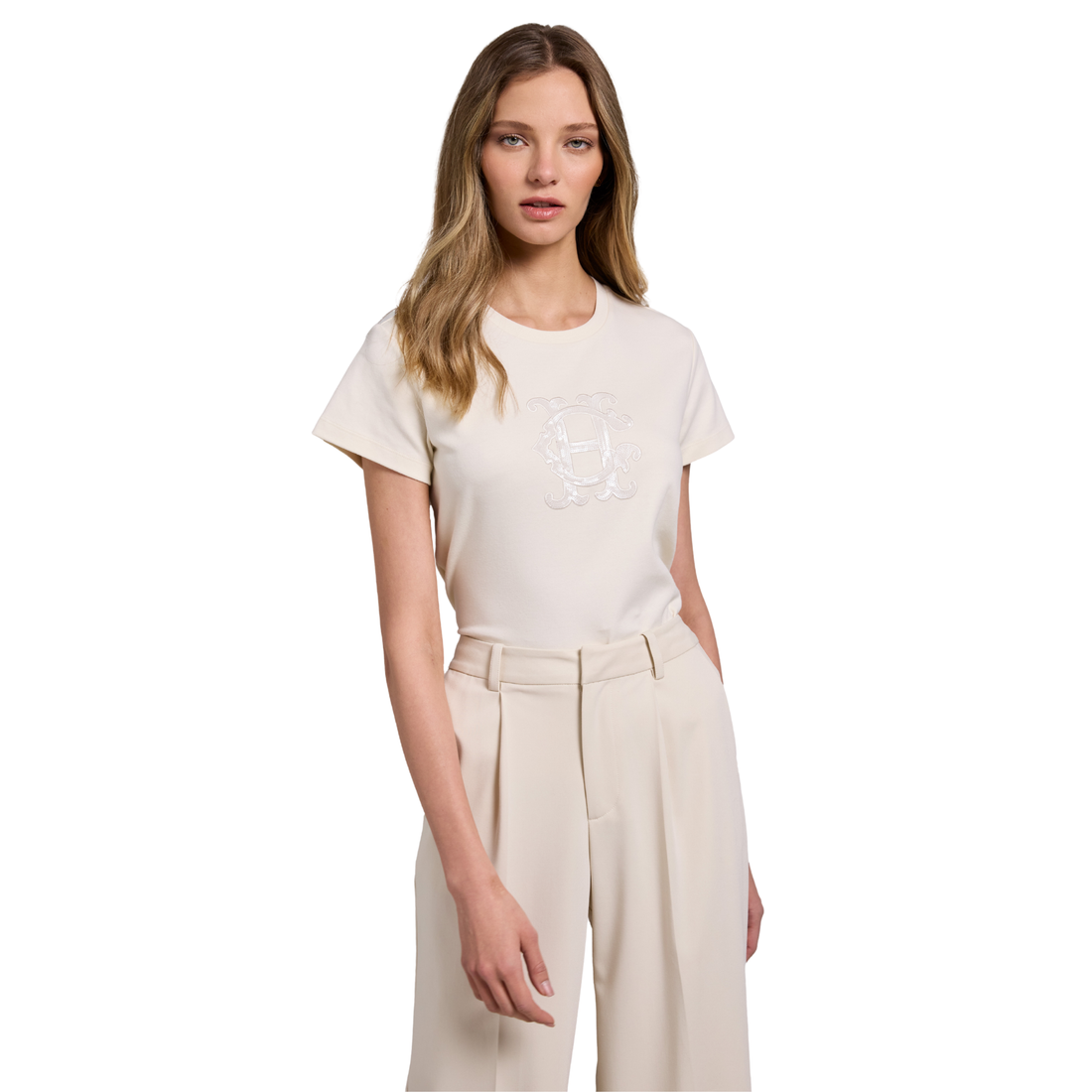 HC Motif Tee Ecru