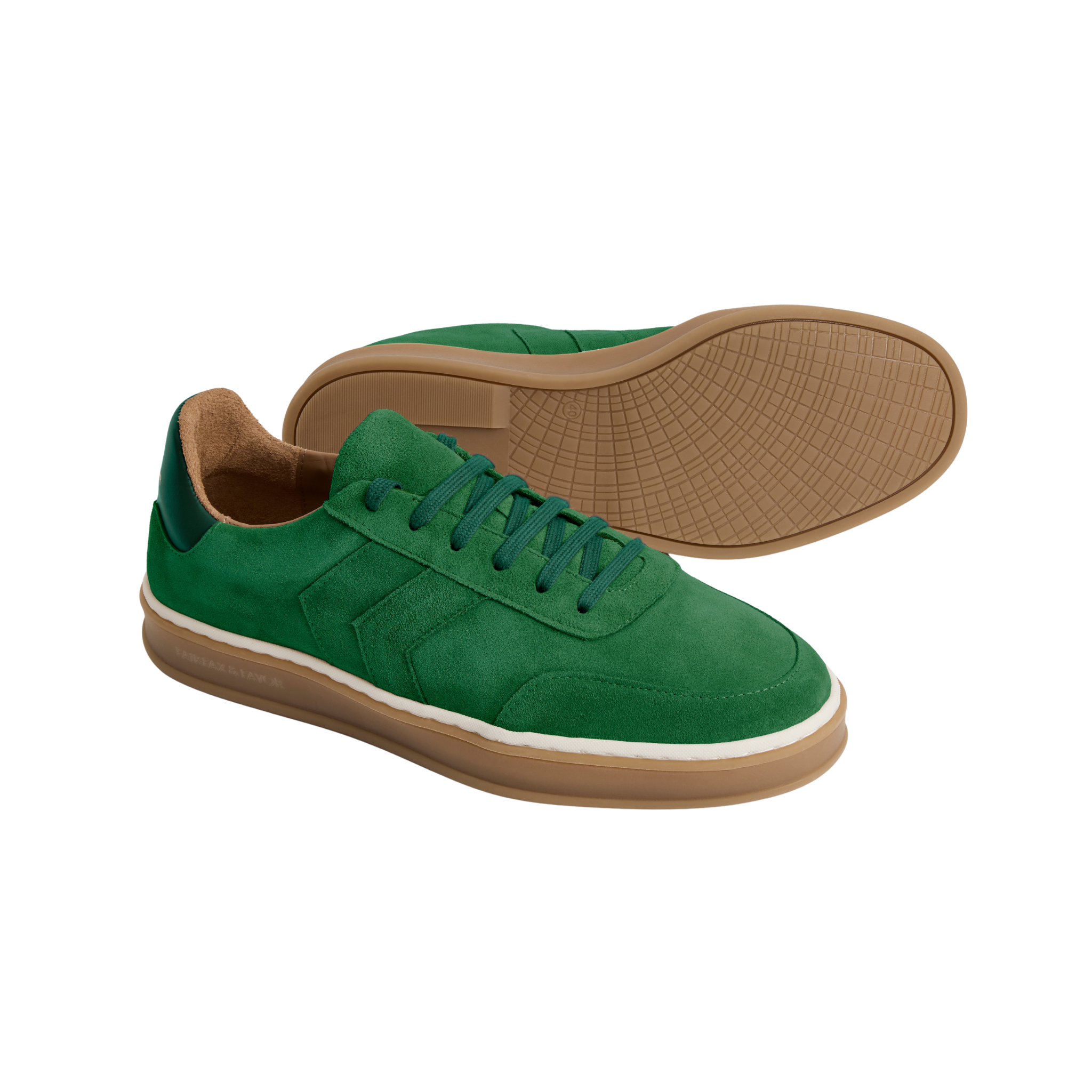 Kendrick Trainer Clover Green Suede