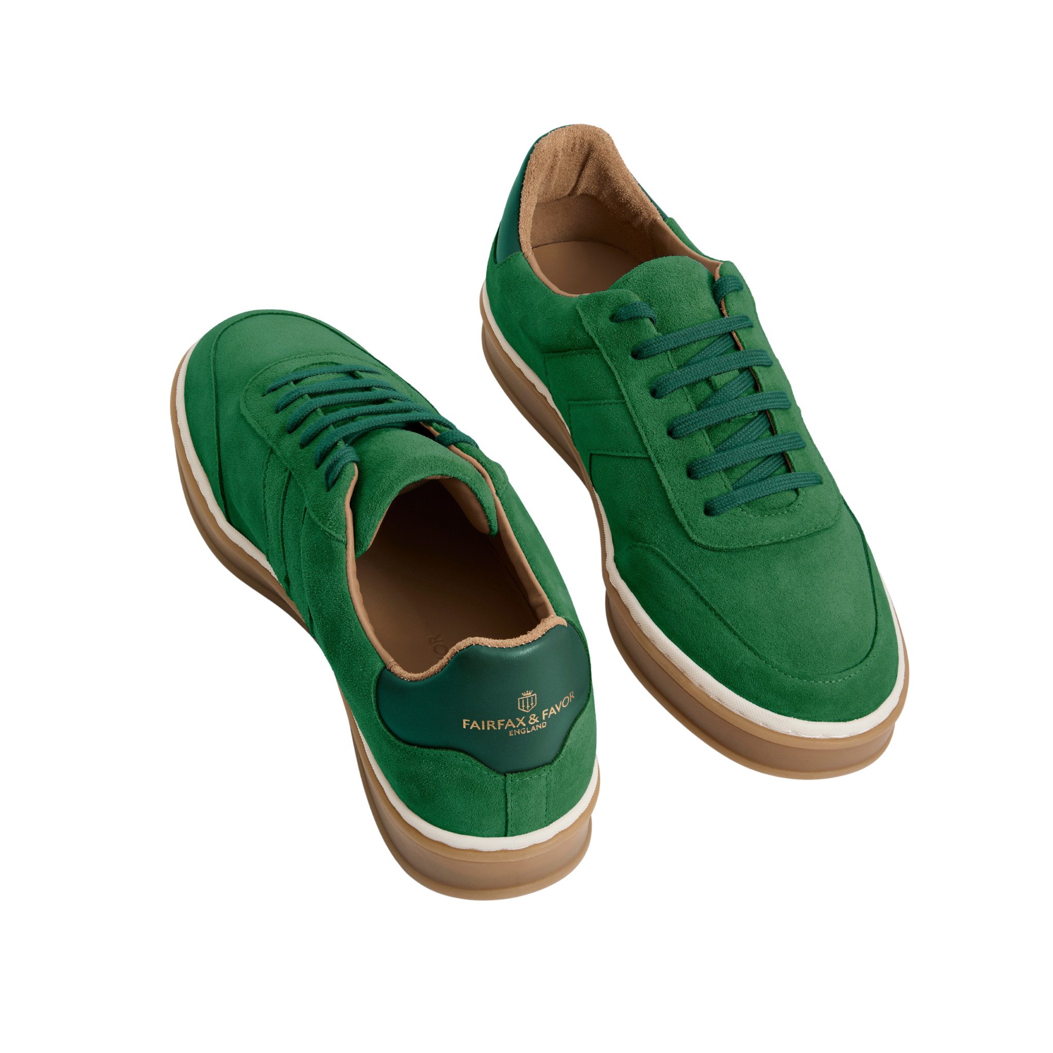 Kendrick Trainer Clover Green Suede