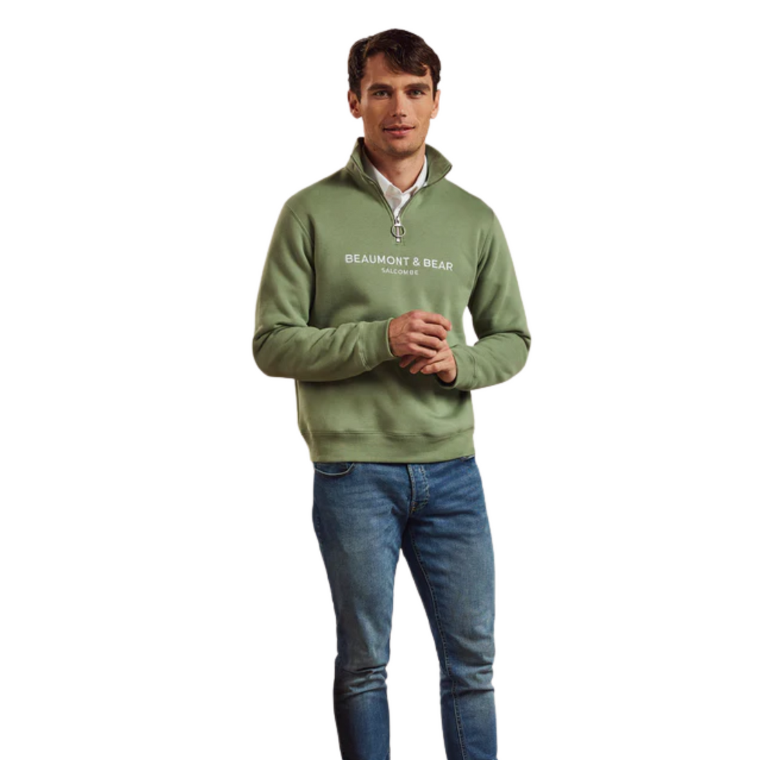 Kingswear Unisex Quarter Zip Village Green