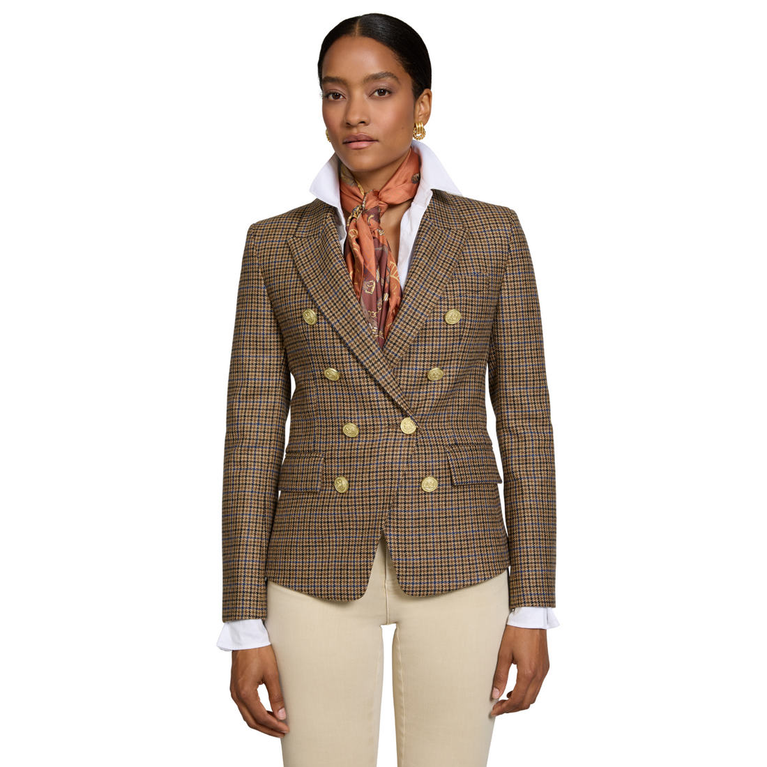 Knightsbridge Blazer Abbot Check Tweed