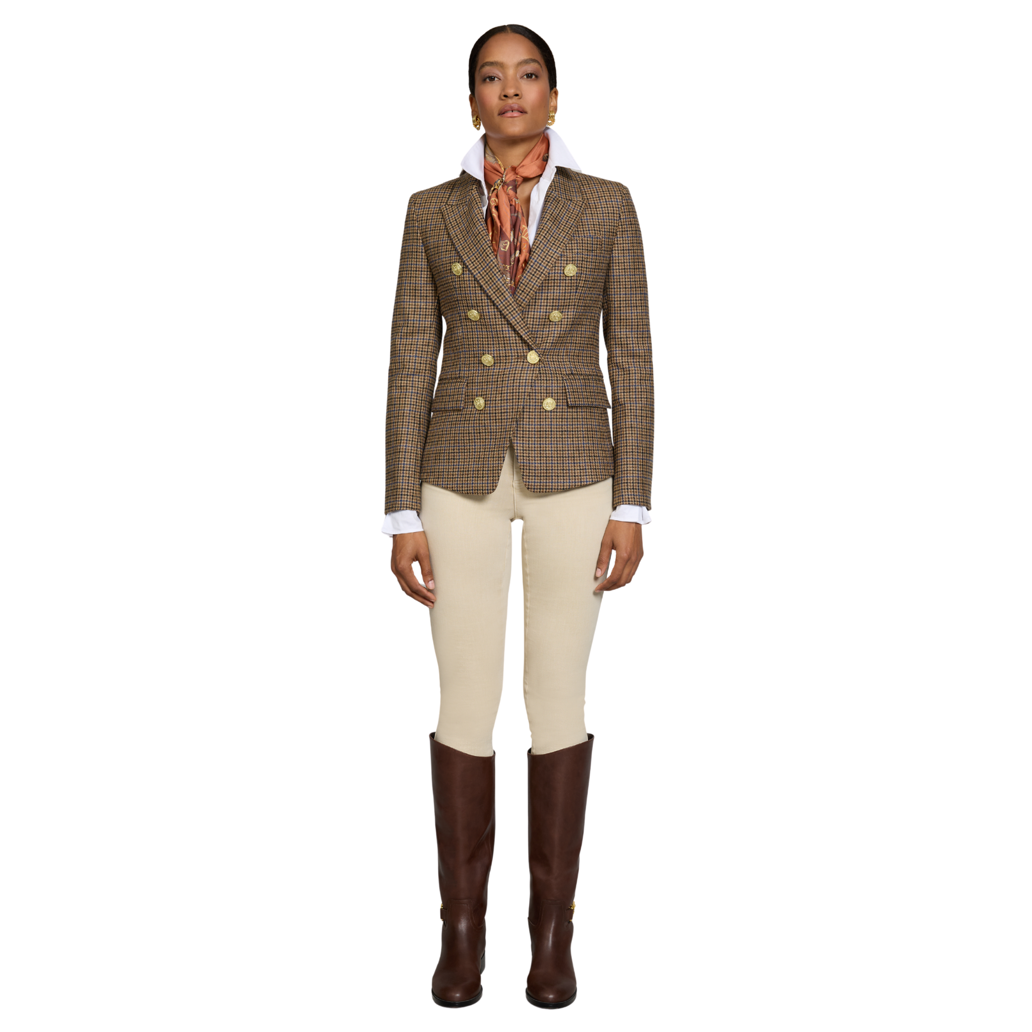 Knightsbridge Blazer Abbot Check Tweed