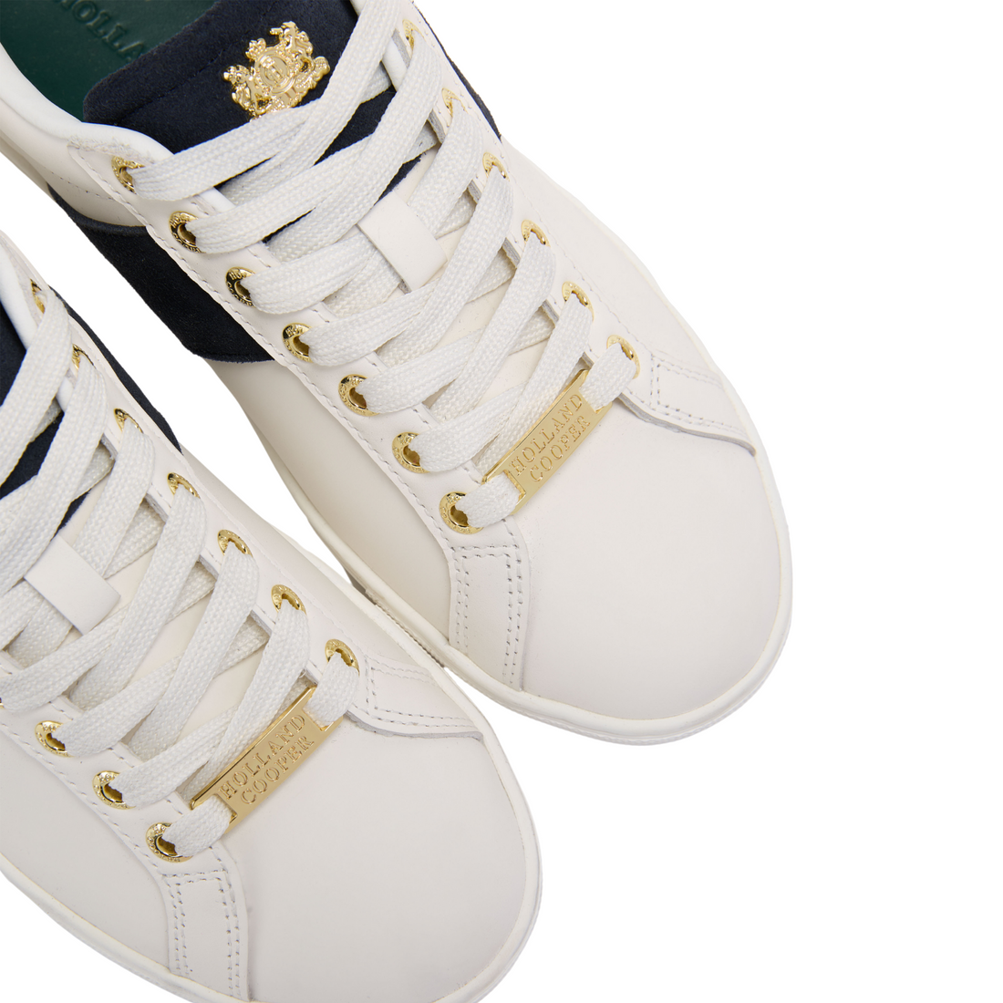 Knightsbridge Court Trainer White Navy