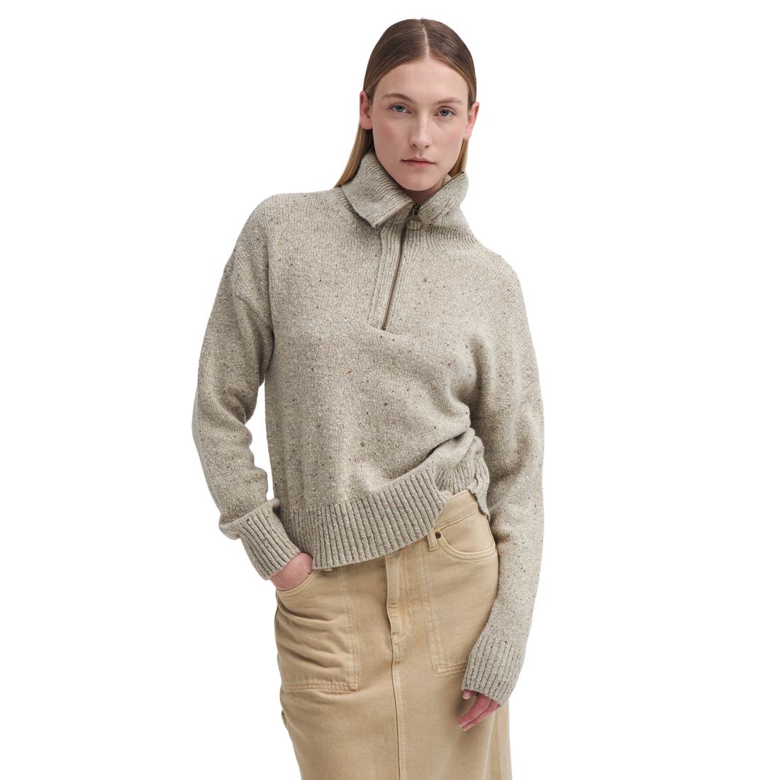 Lavensdale Half Zip Oatmeal