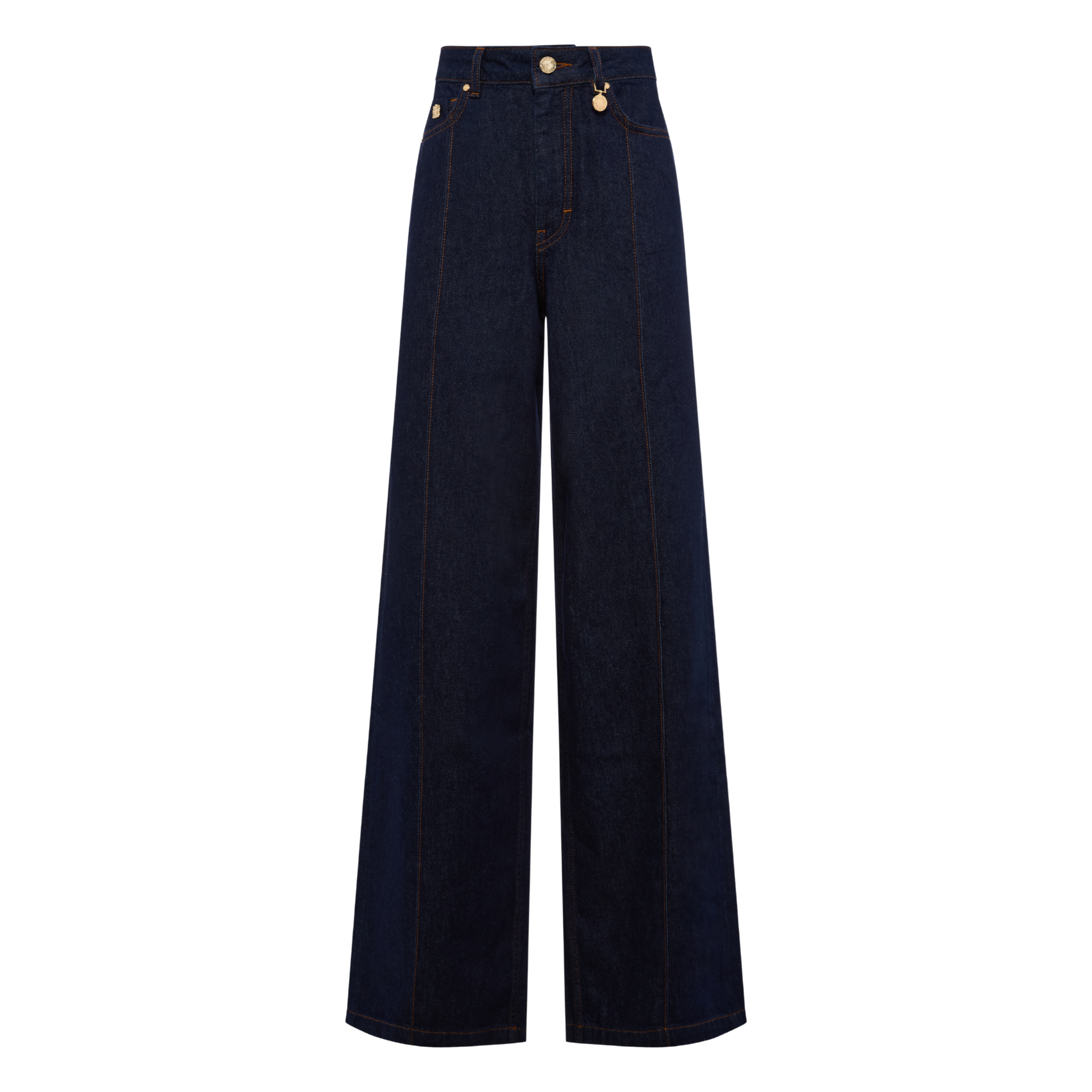 Lily Wide Leg Jean Clean Indigo