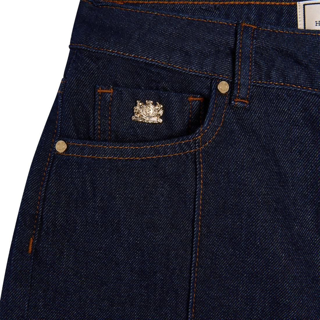 Lily Wide Leg Jean Clean Indigo