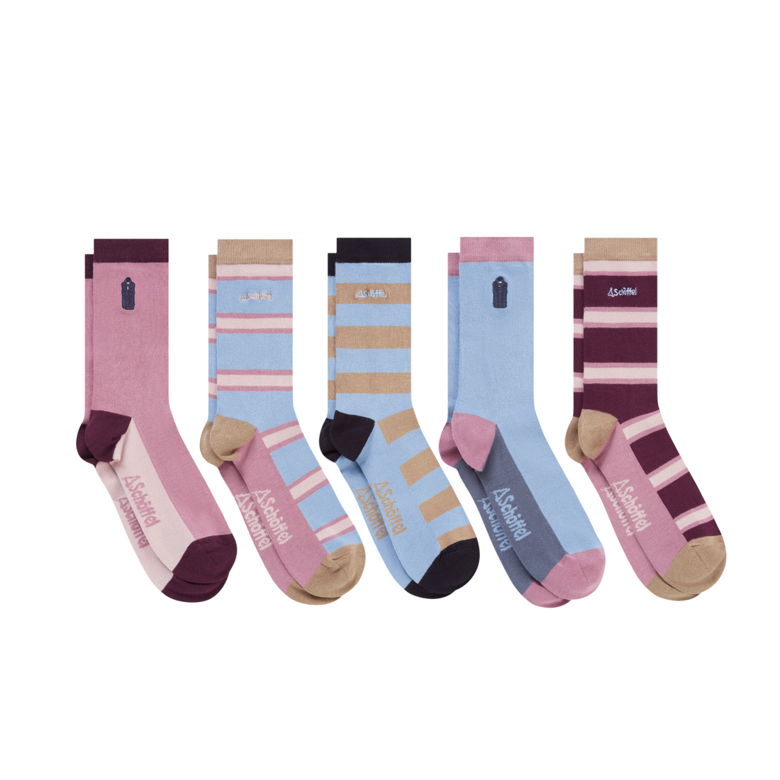 Bamboo Sock Box (Box of 5) Lyndon Mix 4-7