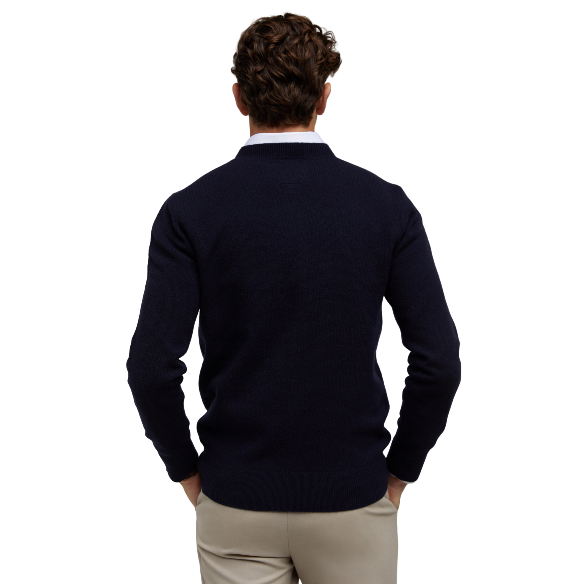 Byron Crew Neck Knit Navy