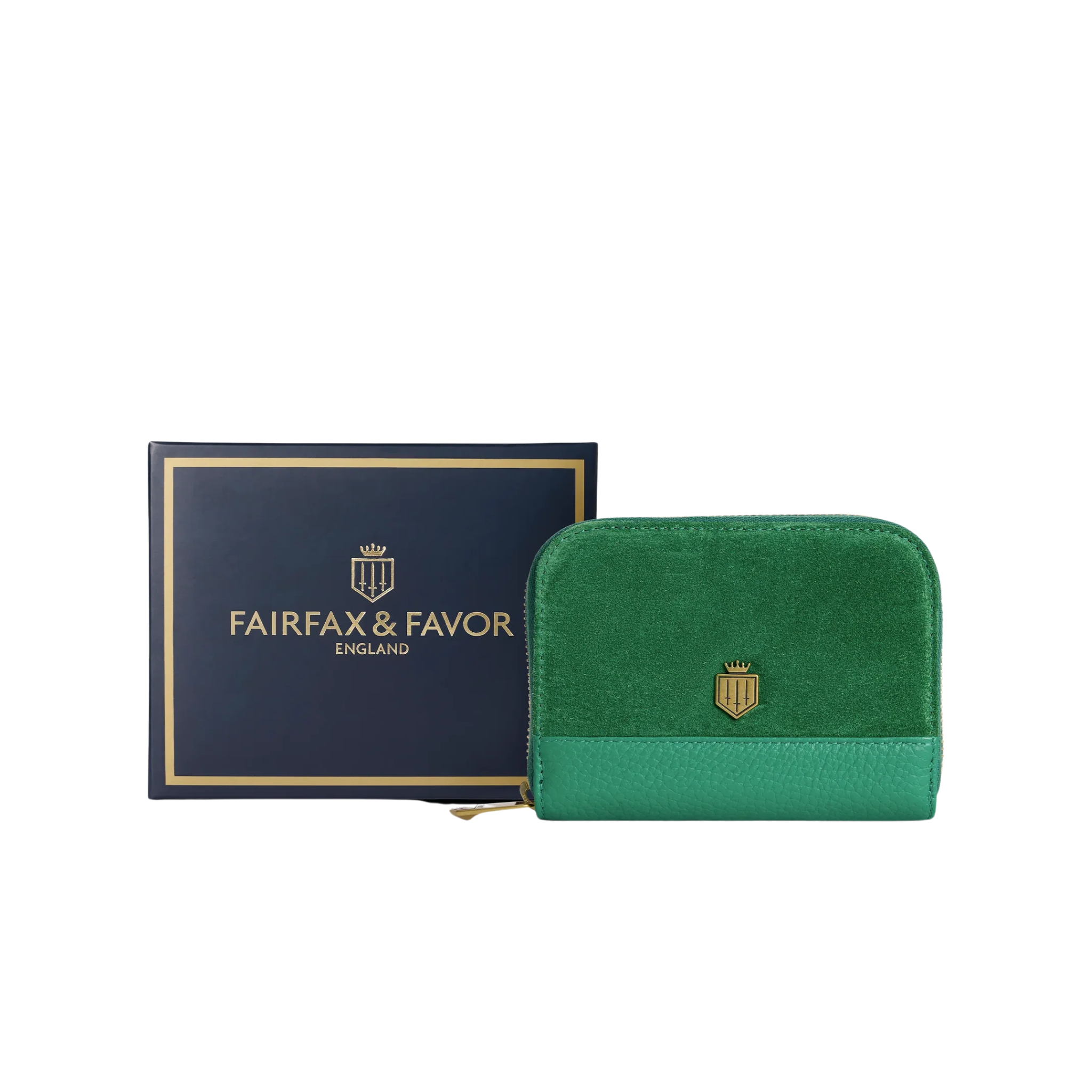 Mini Salisbury Purse Clover Green Suede