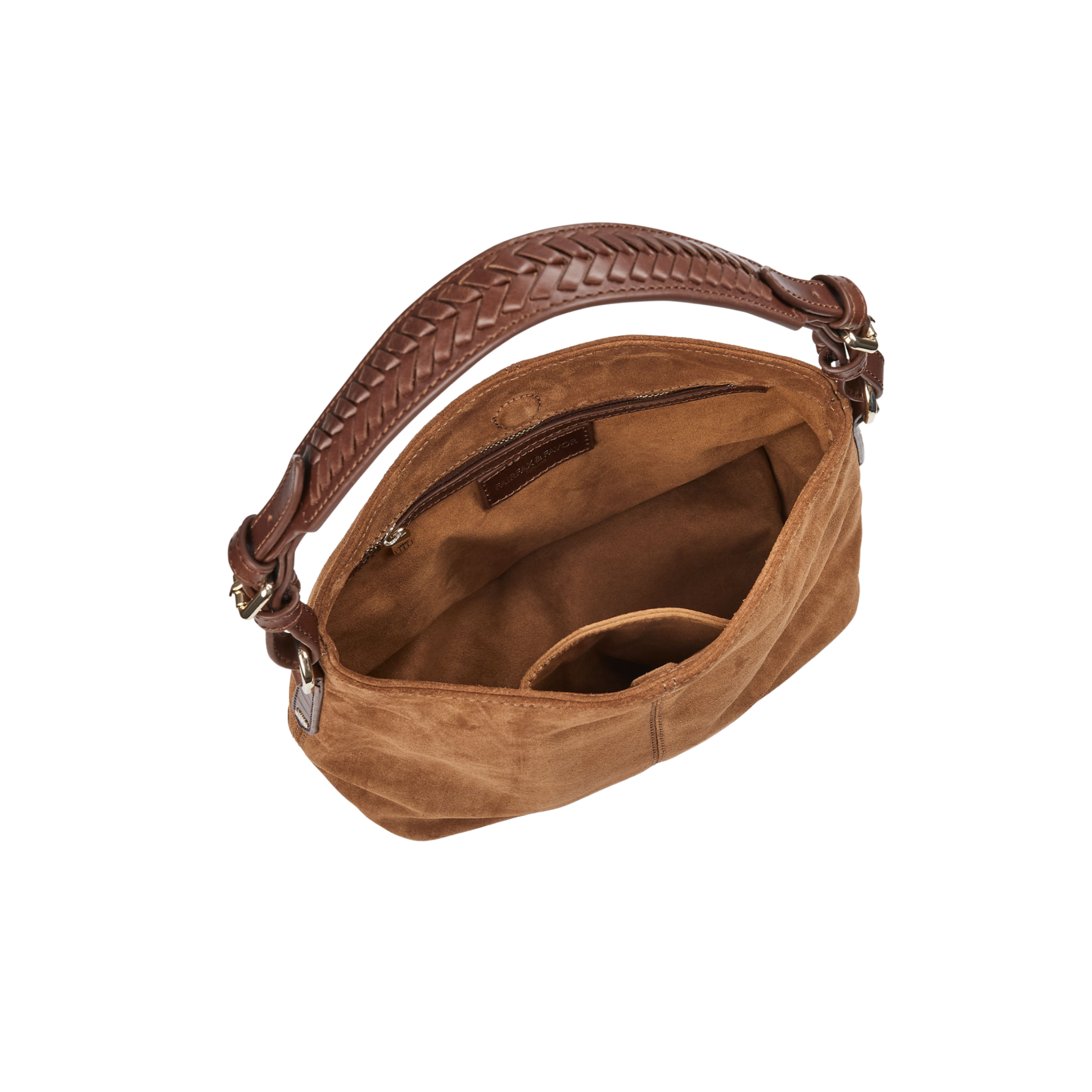 The Mini Tetbury Tan Suede