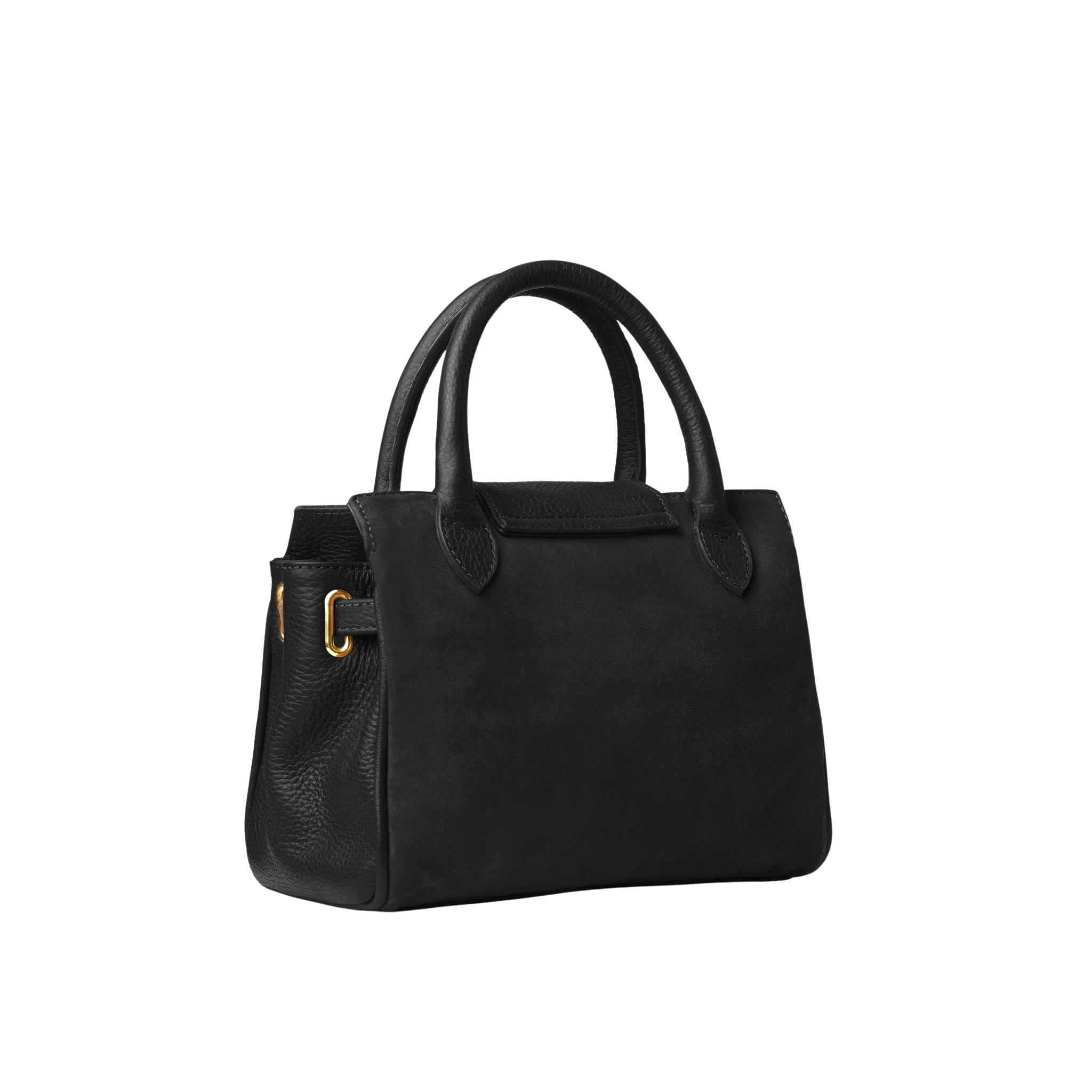 Mini Windsor Handbag Black Suede