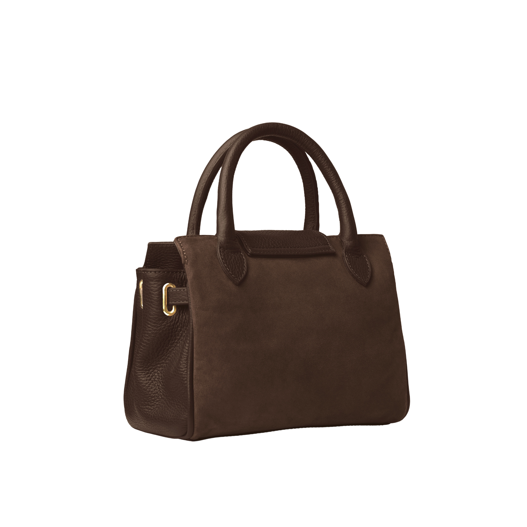 Mini Windsor Handbag Chocolate Suede