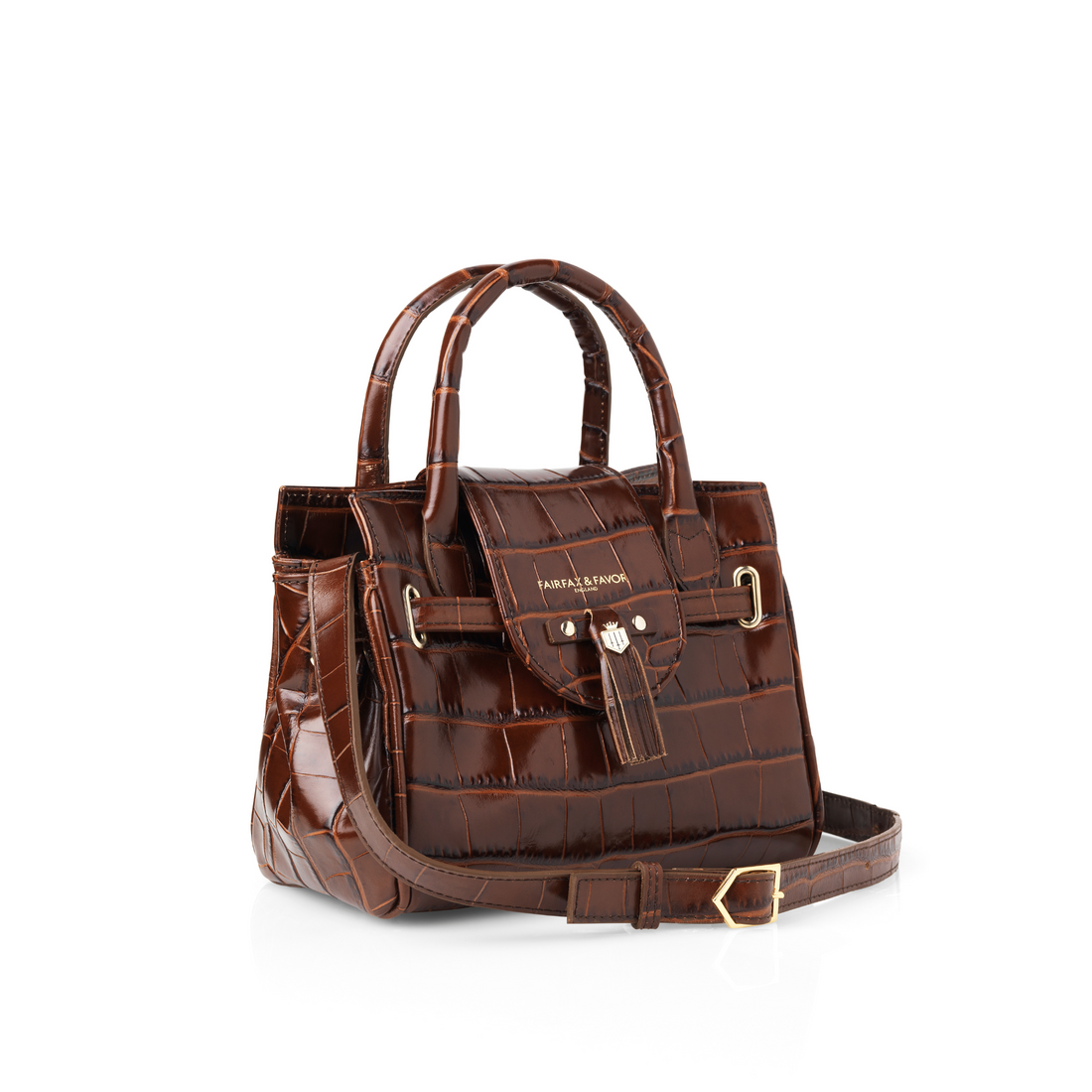 Mini Windsor Handbag Conker Leather