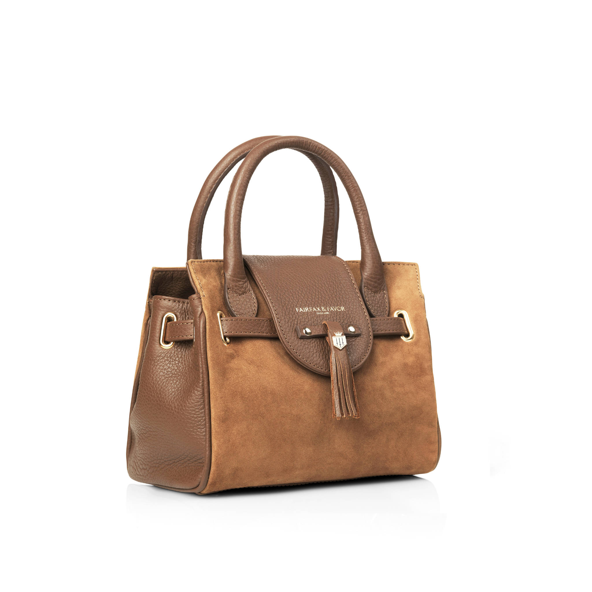 Mini Windsor Handbag Tan Suede