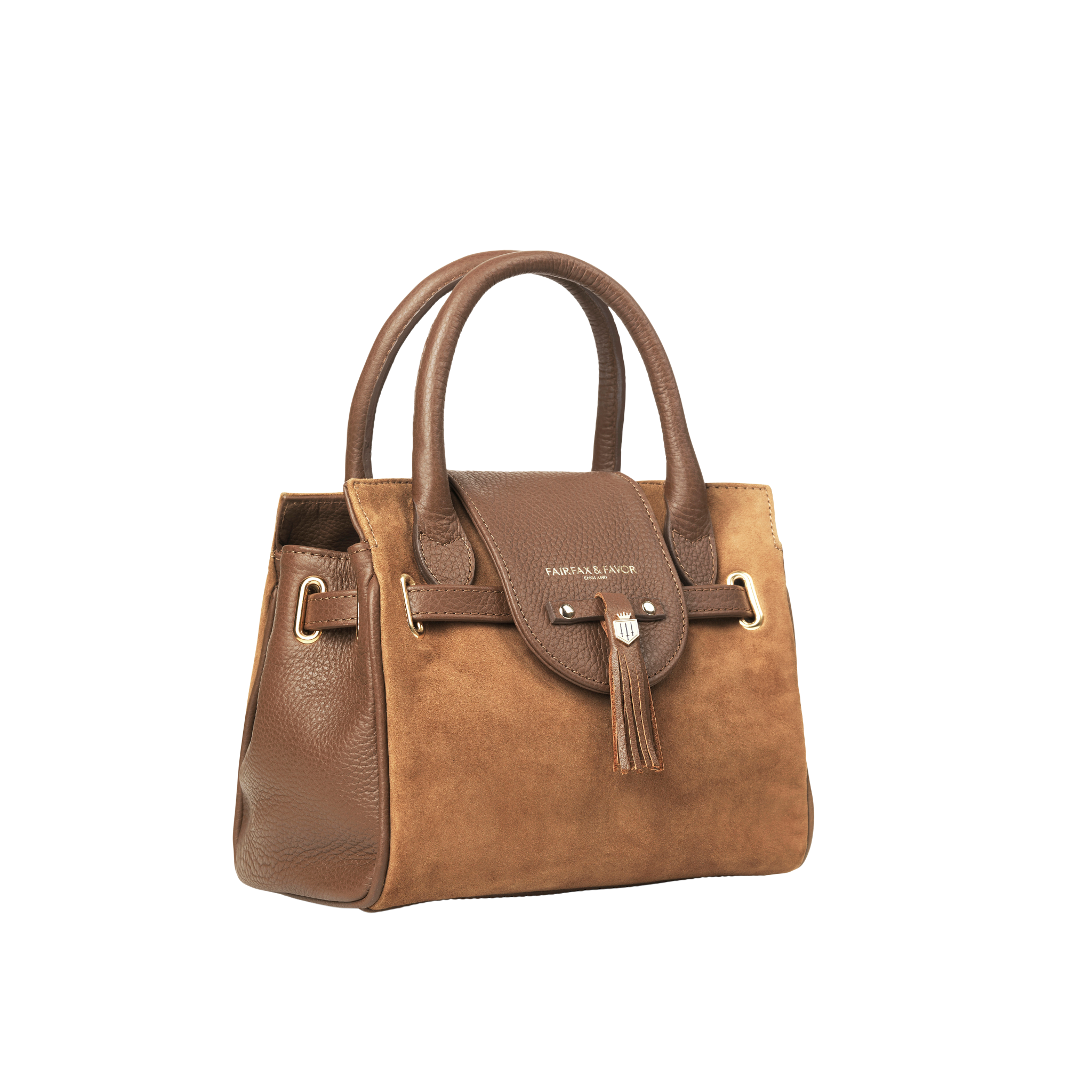 Mini Windsor Handbag Tan Suede