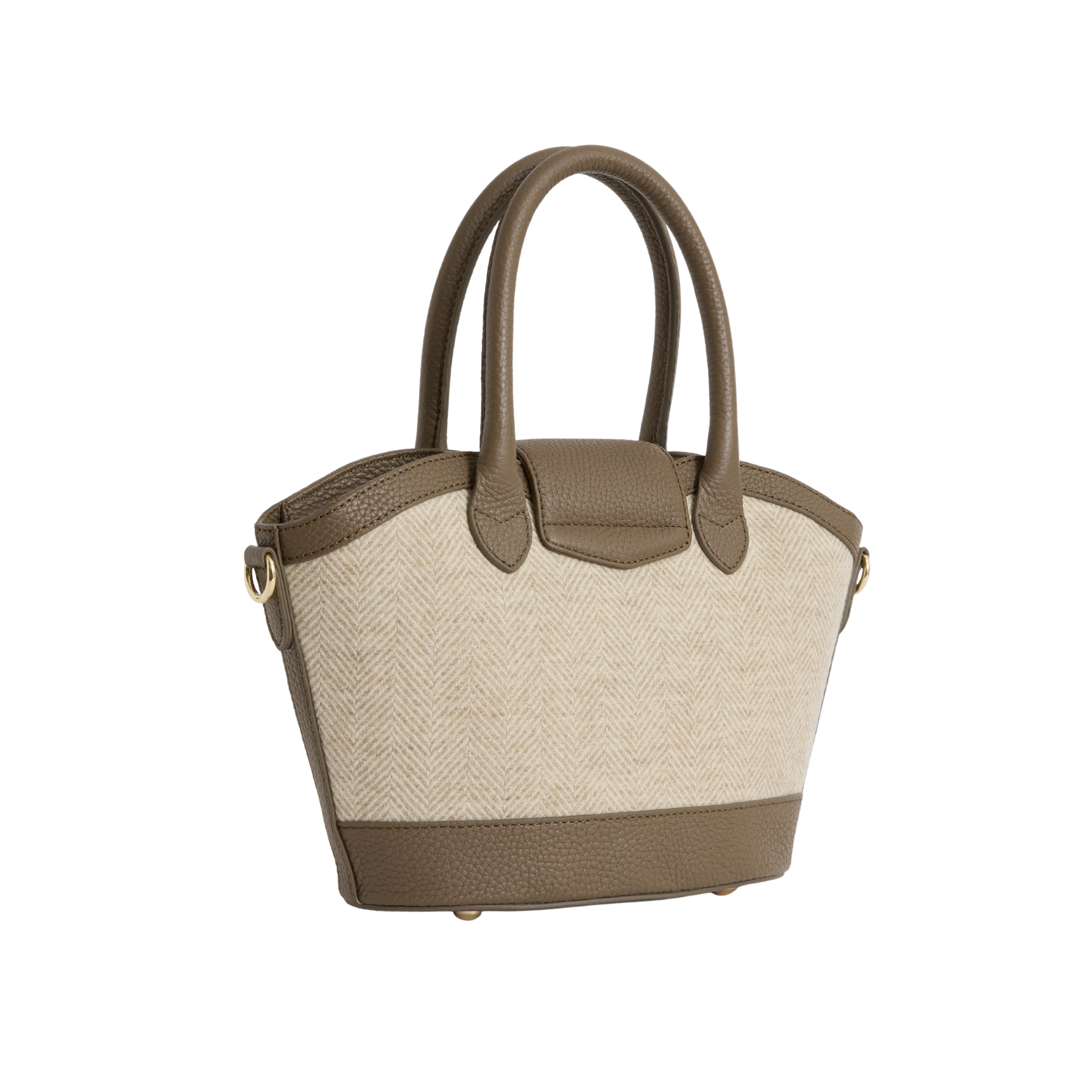 Mini Windsor Tote Herringbone Fawn