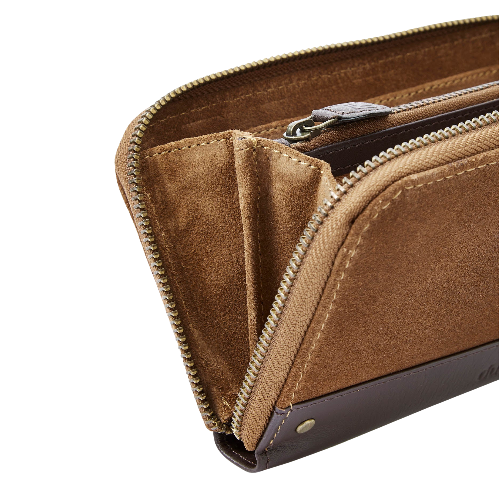 Northbrook Suede purse Camel