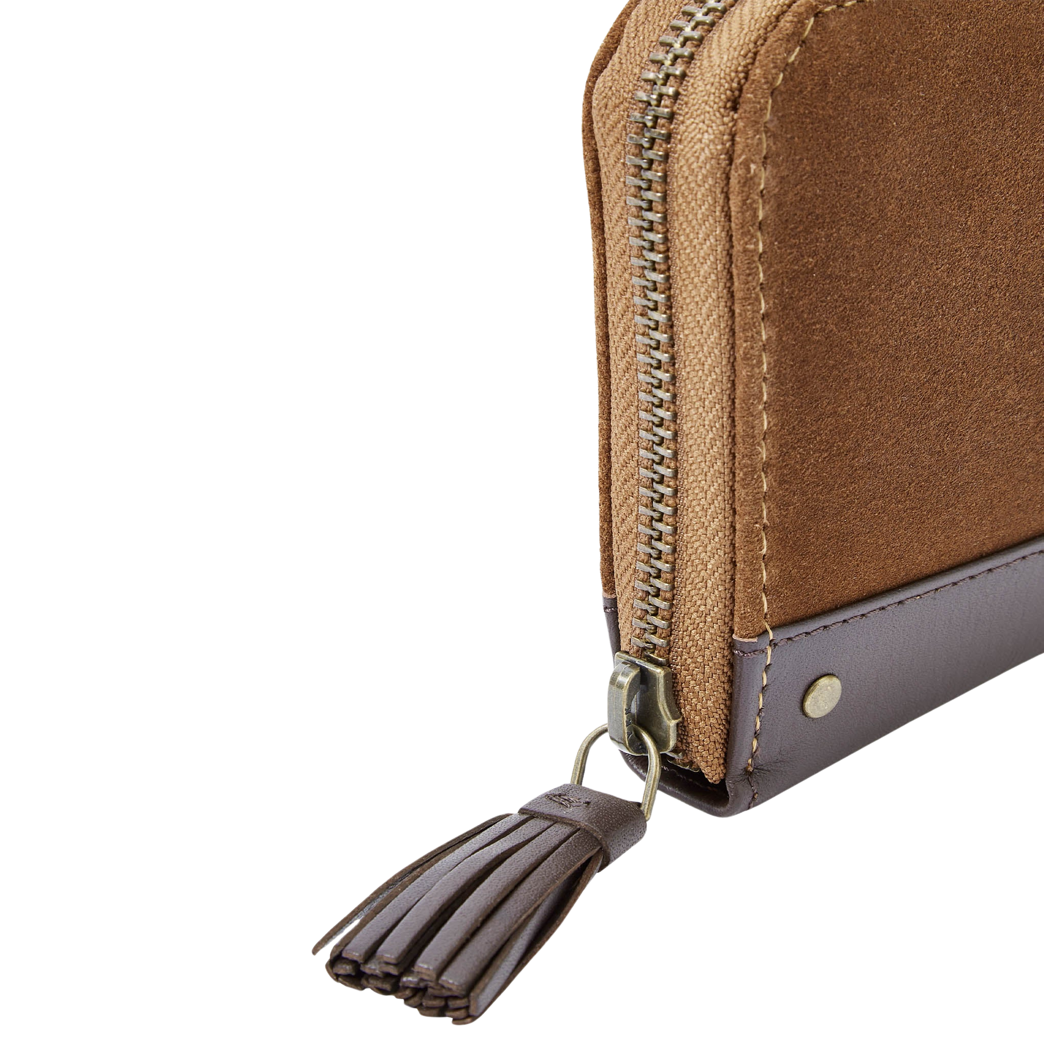 Northbrook Suede purse Camel
