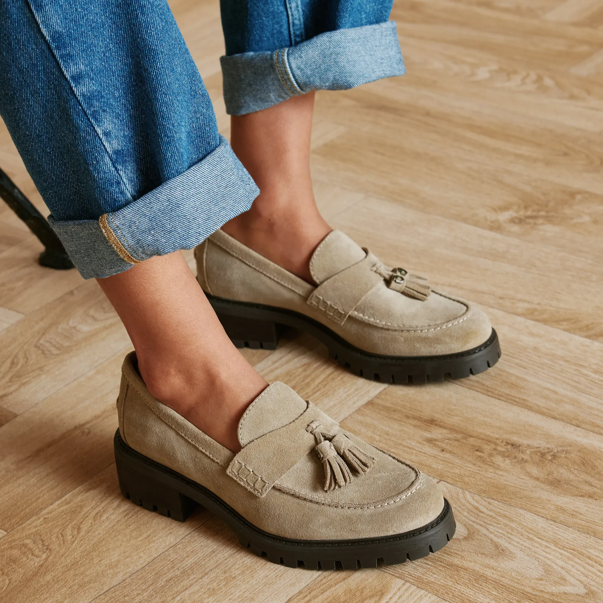 Putney Loafer Fawn Suede