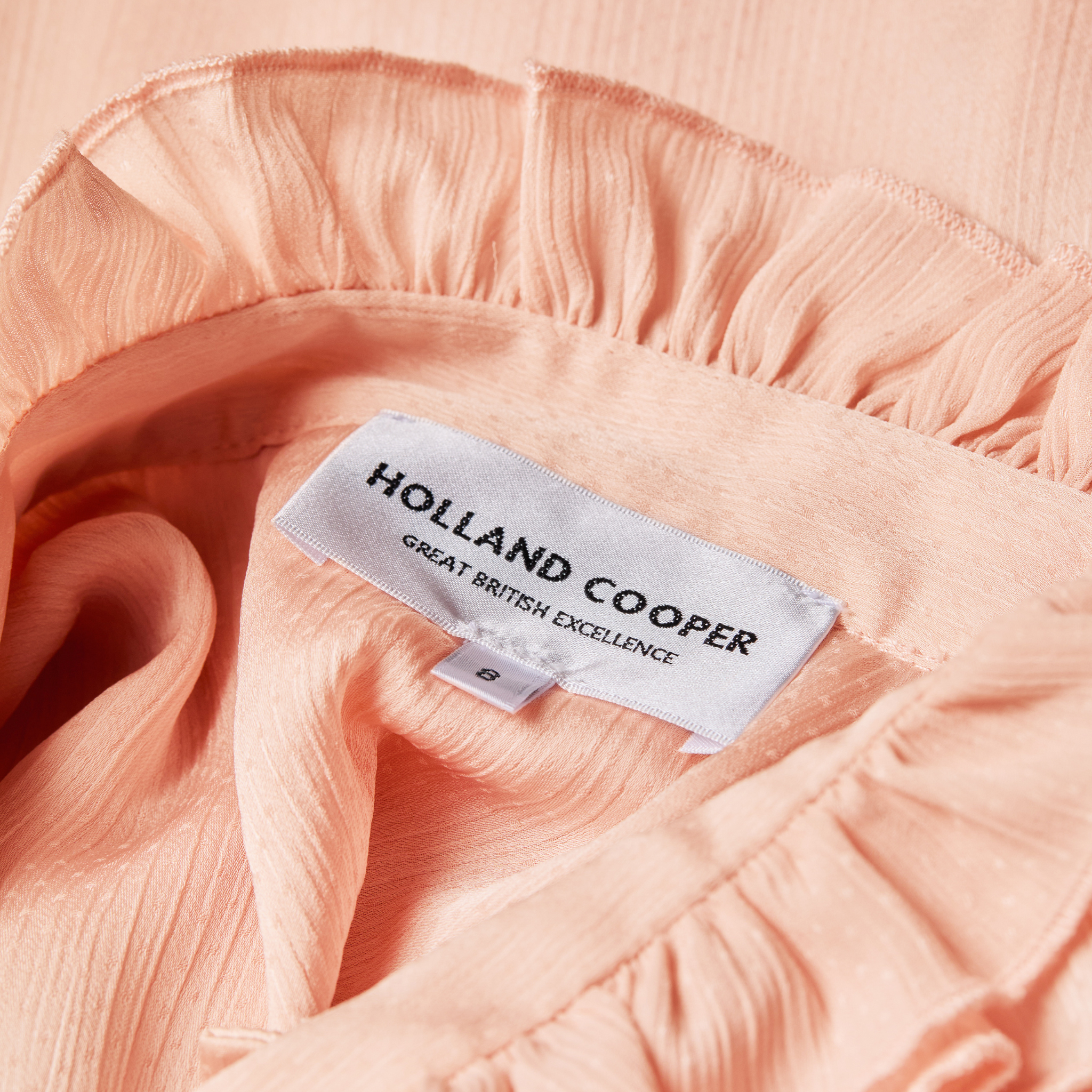 Rebecca Ruffle Blouse Blush