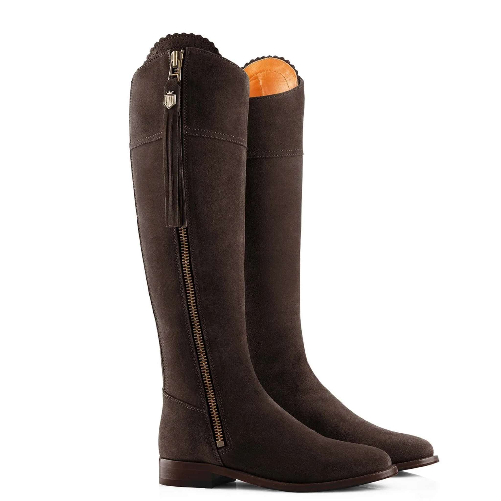 The Regina Sporting Fit Chocolate Suede