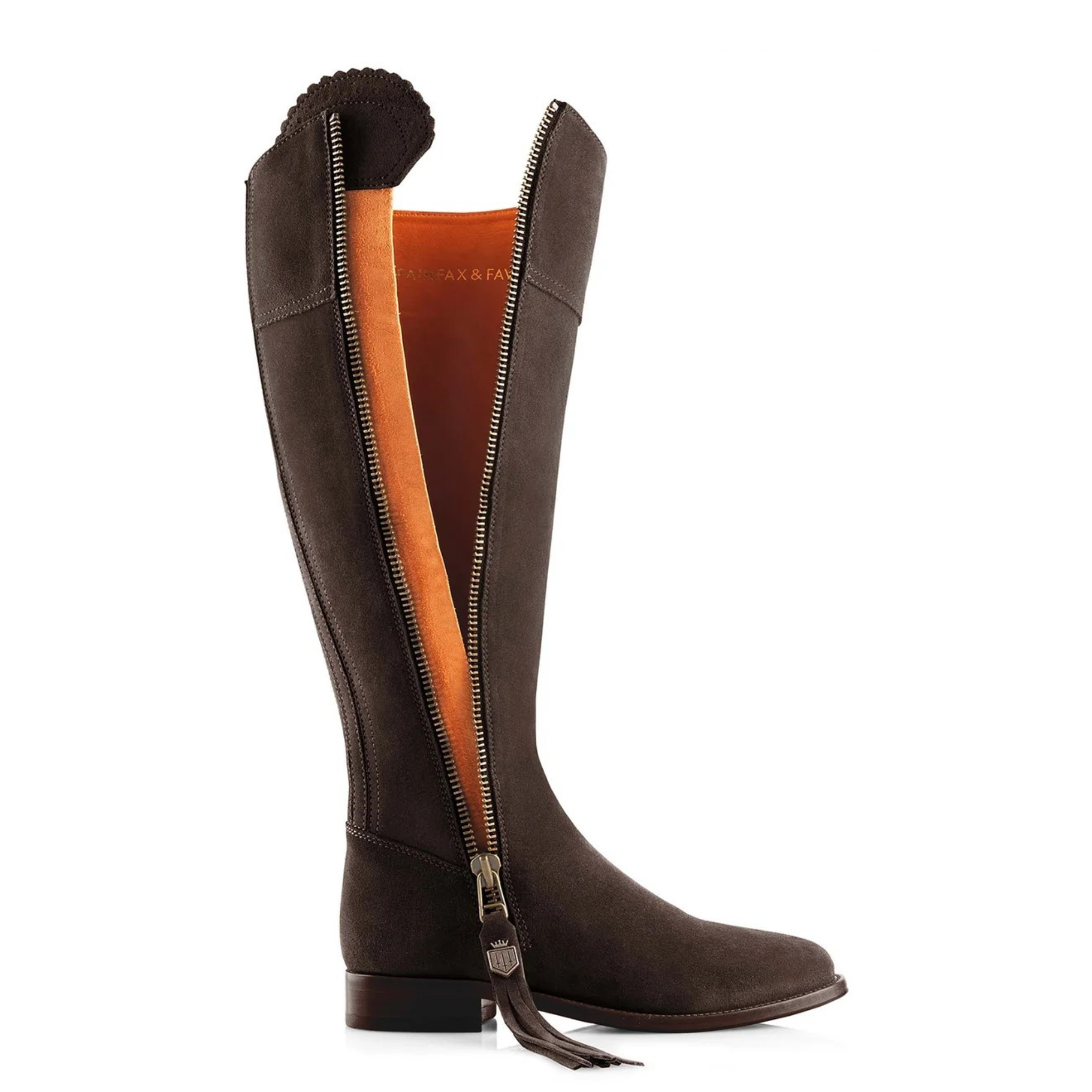 The Regina Sporting Fit Chocolate Suede