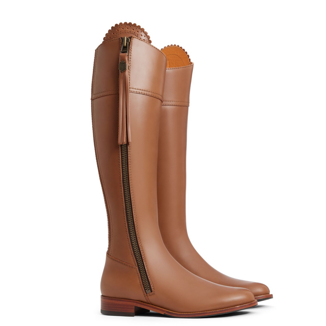 The Regina Regular Fit Tan Leather