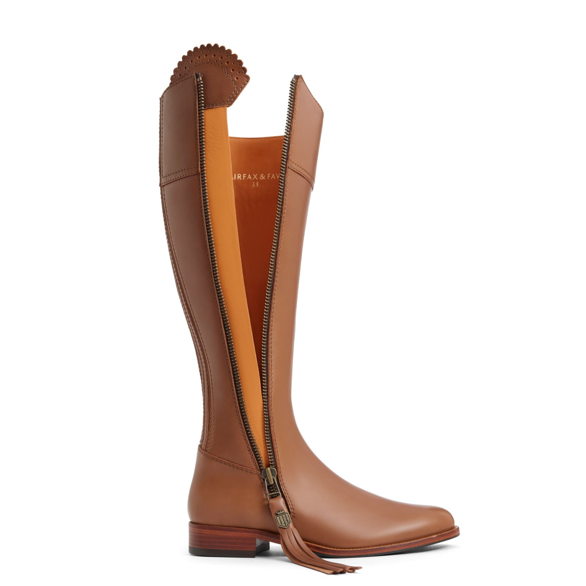 The Regina Regular Fit Tan Leather