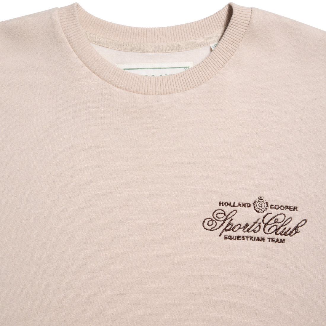 Relaxed Fit Crew Neck Sweat Stone