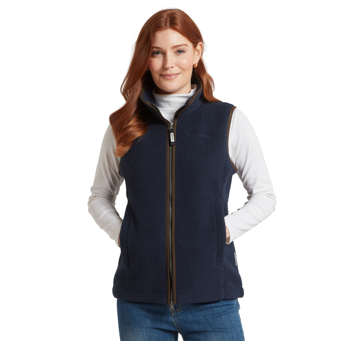Lyndon Retro Fleece Gilet True Navy