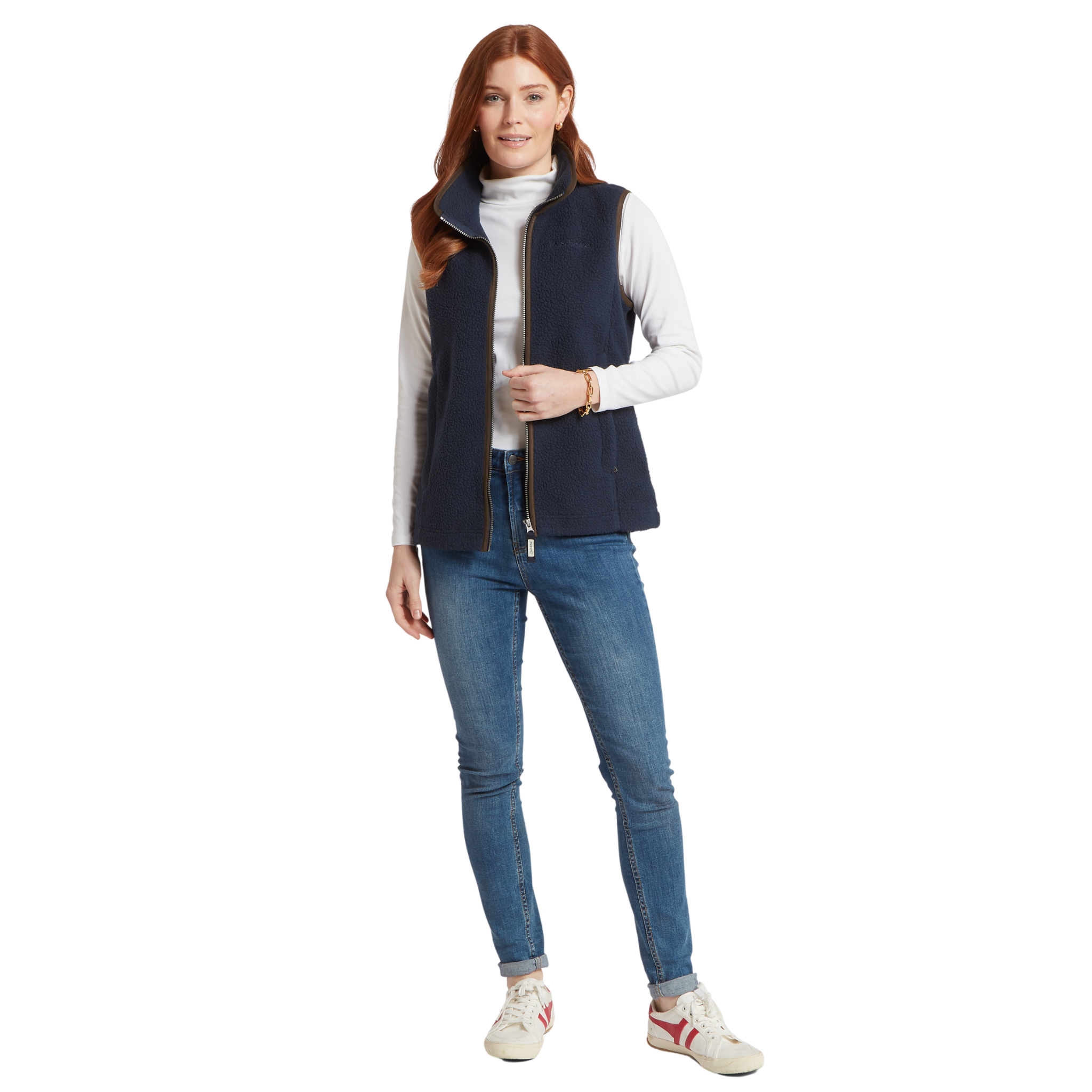 Lyndon Retro Fleece Gilet True Navy
